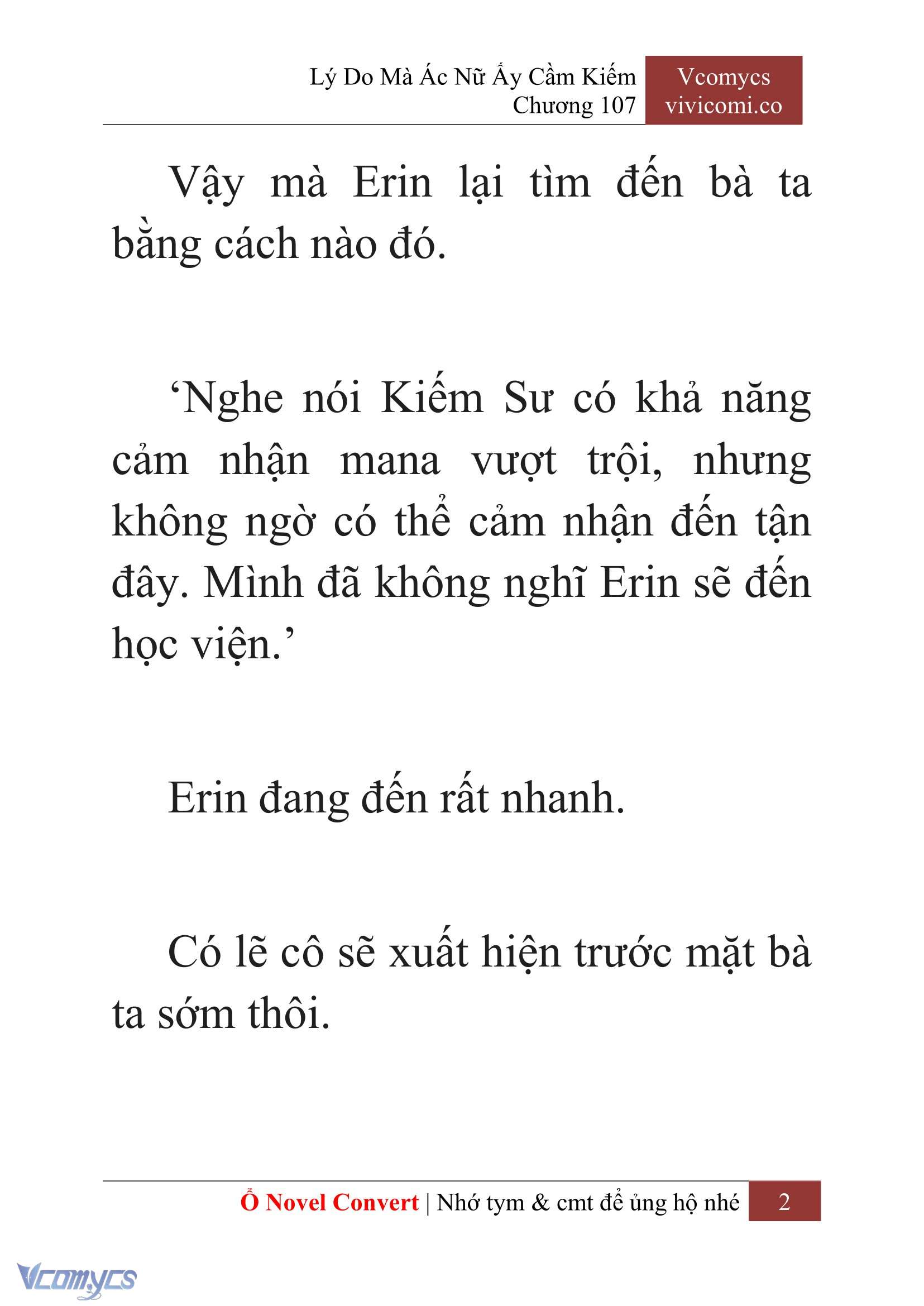 [Novel] Lý Do Mà Ác Nữ Ấy Cầm Kiếm Chapter 107 - Trang 5