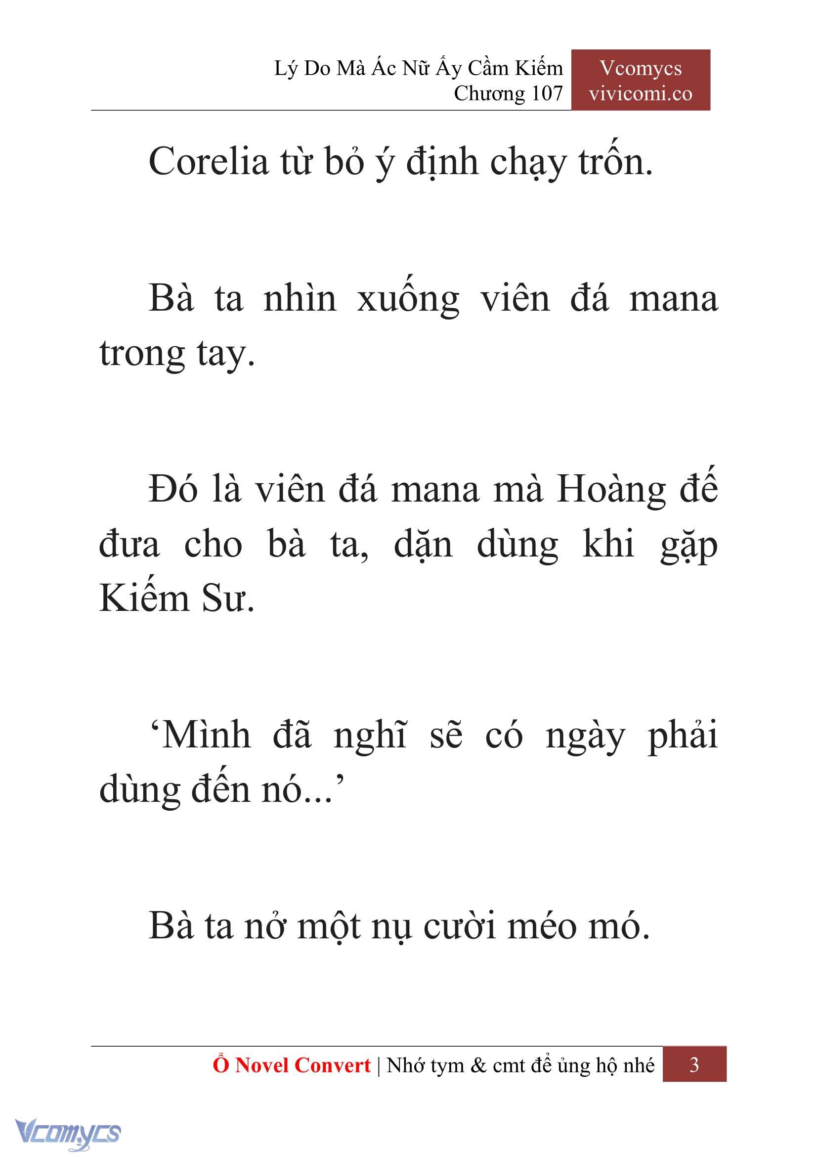 [Novel] Lý Do Mà Ác Nữ Ấy Cầm Kiếm Chapter 107 - Trang 6