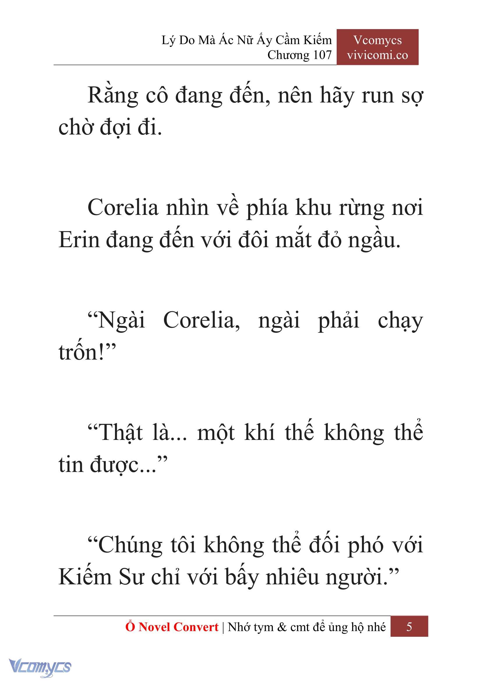[Novel] Lý Do Mà Ác Nữ Ấy Cầm Kiếm Chapter 107 - Trang 8