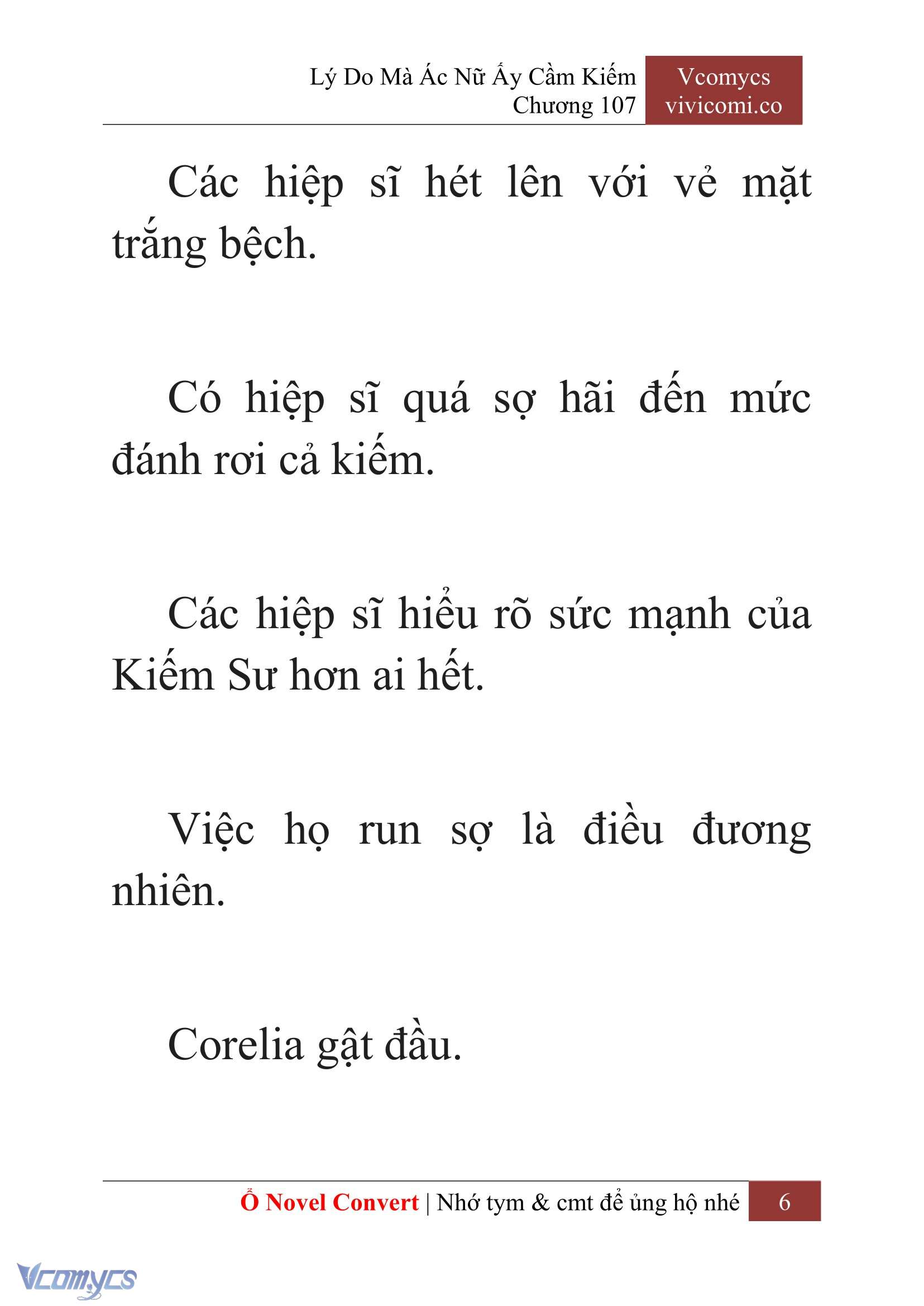 [Novel] Lý Do Mà Ác Nữ Ấy Cầm Kiếm Chapter 107 - Trang 9