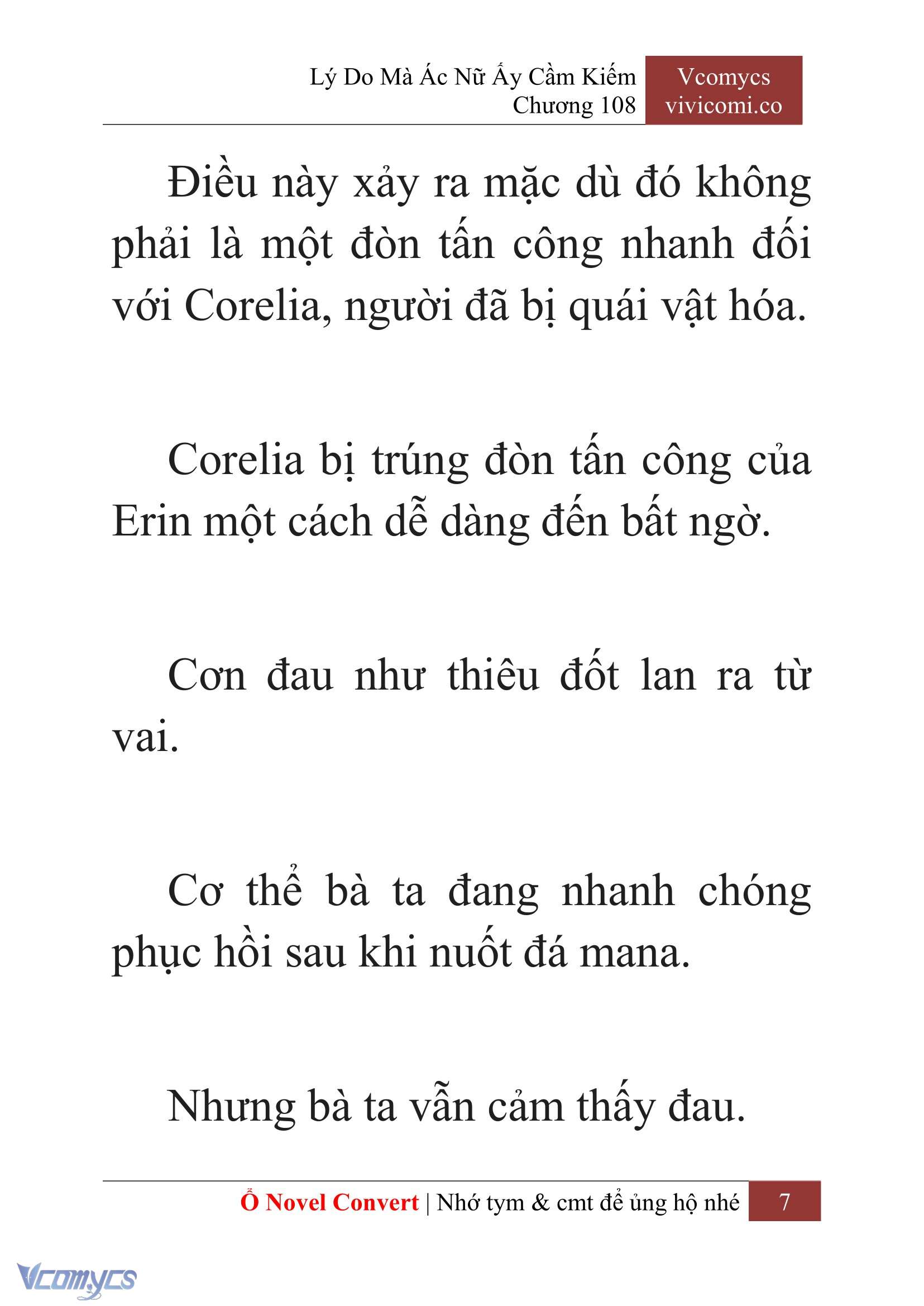 [Novel] Lý Do Mà Ác Nữ Ấy Cầm Kiếm Chapter 108 - Trang 10