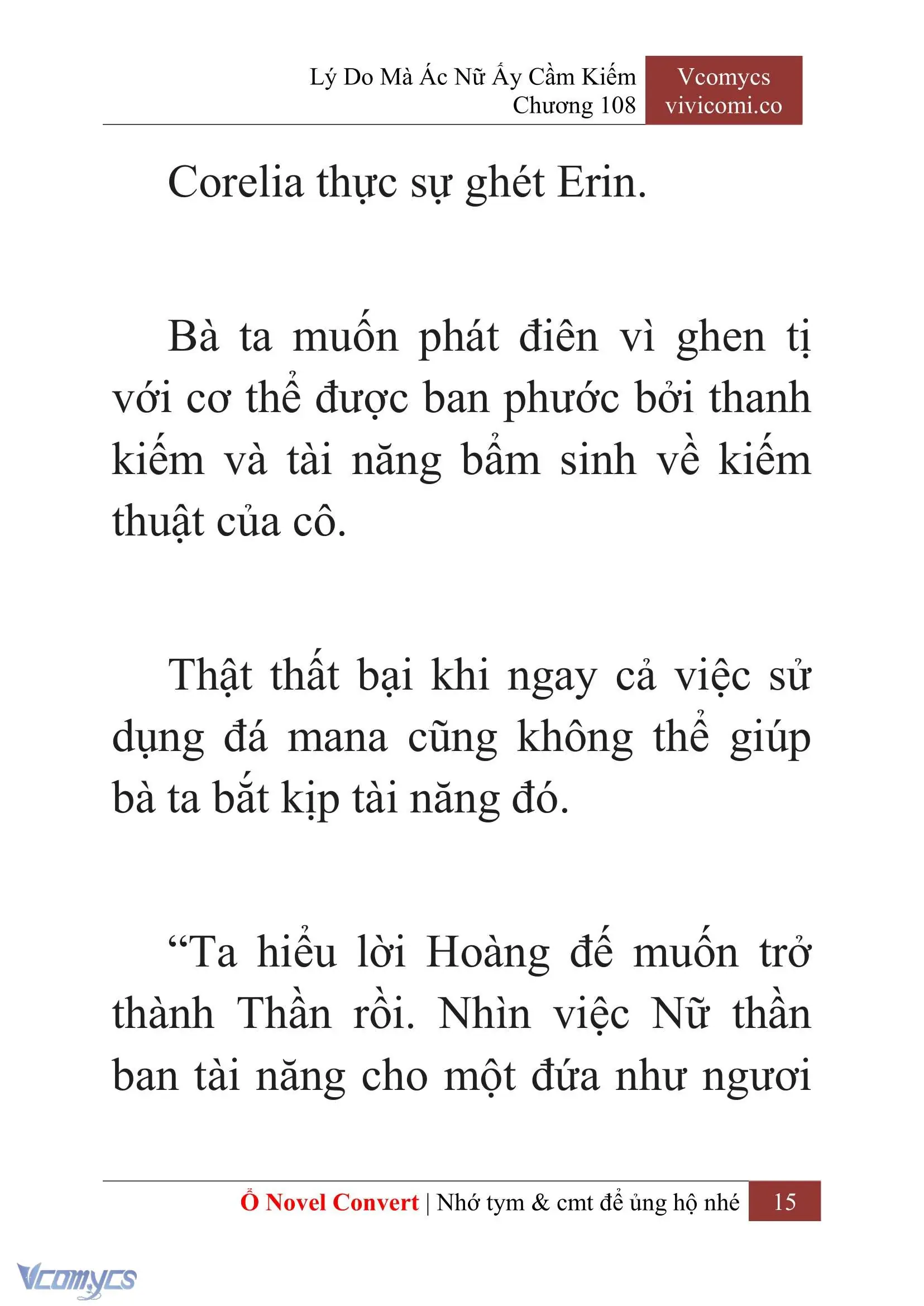 [Novel] Lý Do Mà Ác Nữ Ấy Cầm Kiếm Chapter 108 - Trang 18