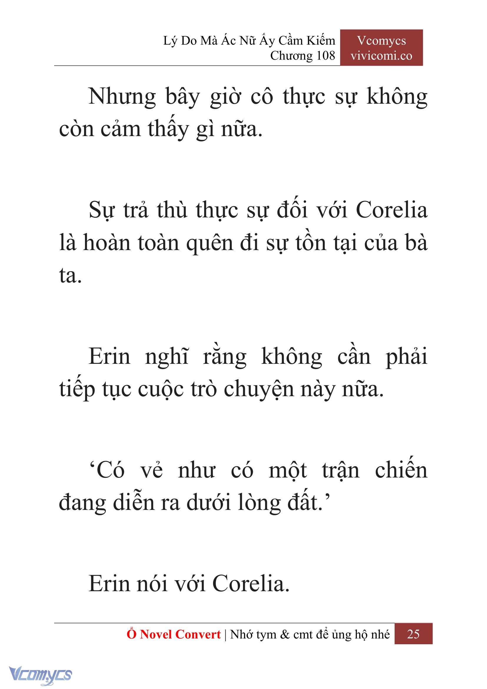 [Novel] Lý Do Mà Ác Nữ Ấy Cầm Kiếm Chapter 108 - Trang 28