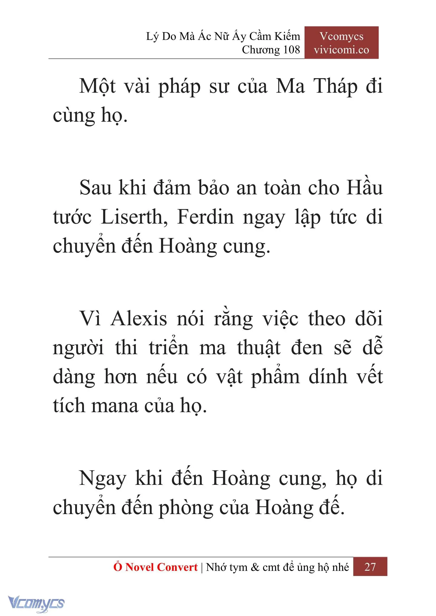 [Novel] Lý Do Mà Ác Nữ Ấy Cầm Kiếm Chapter 108 - Trang 30