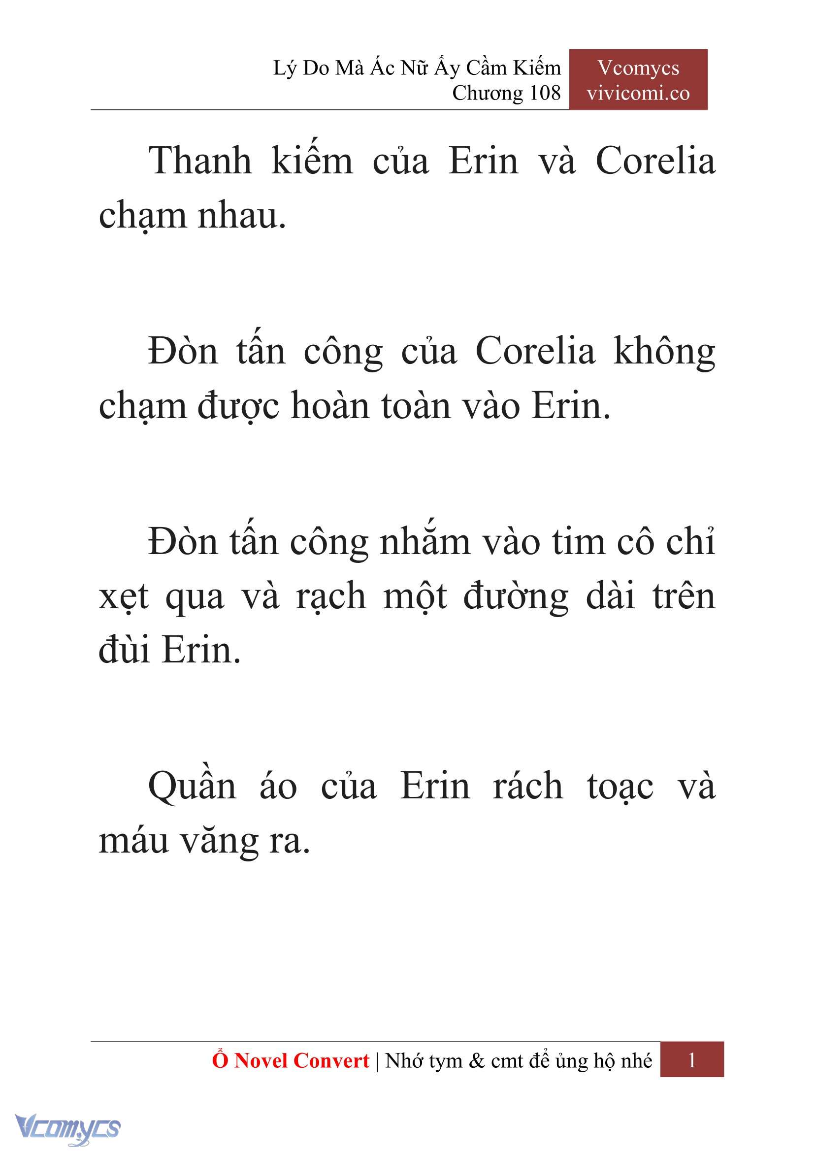 [Novel] Lý Do Mà Ác Nữ Ấy Cầm Kiếm Chapter 108 - Trang 4