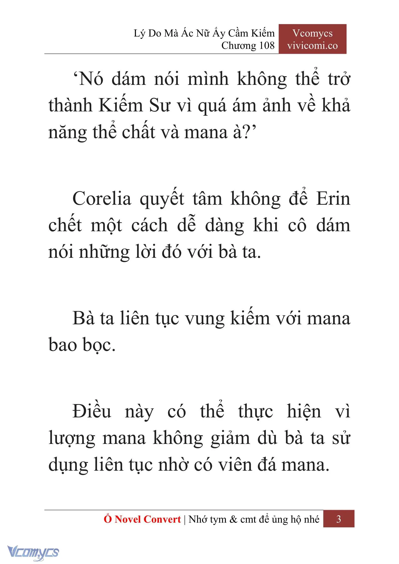 [Novel] Lý Do Mà Ác Nữ Ấy Cầm Kiếm Chapter 108 - Trang 6