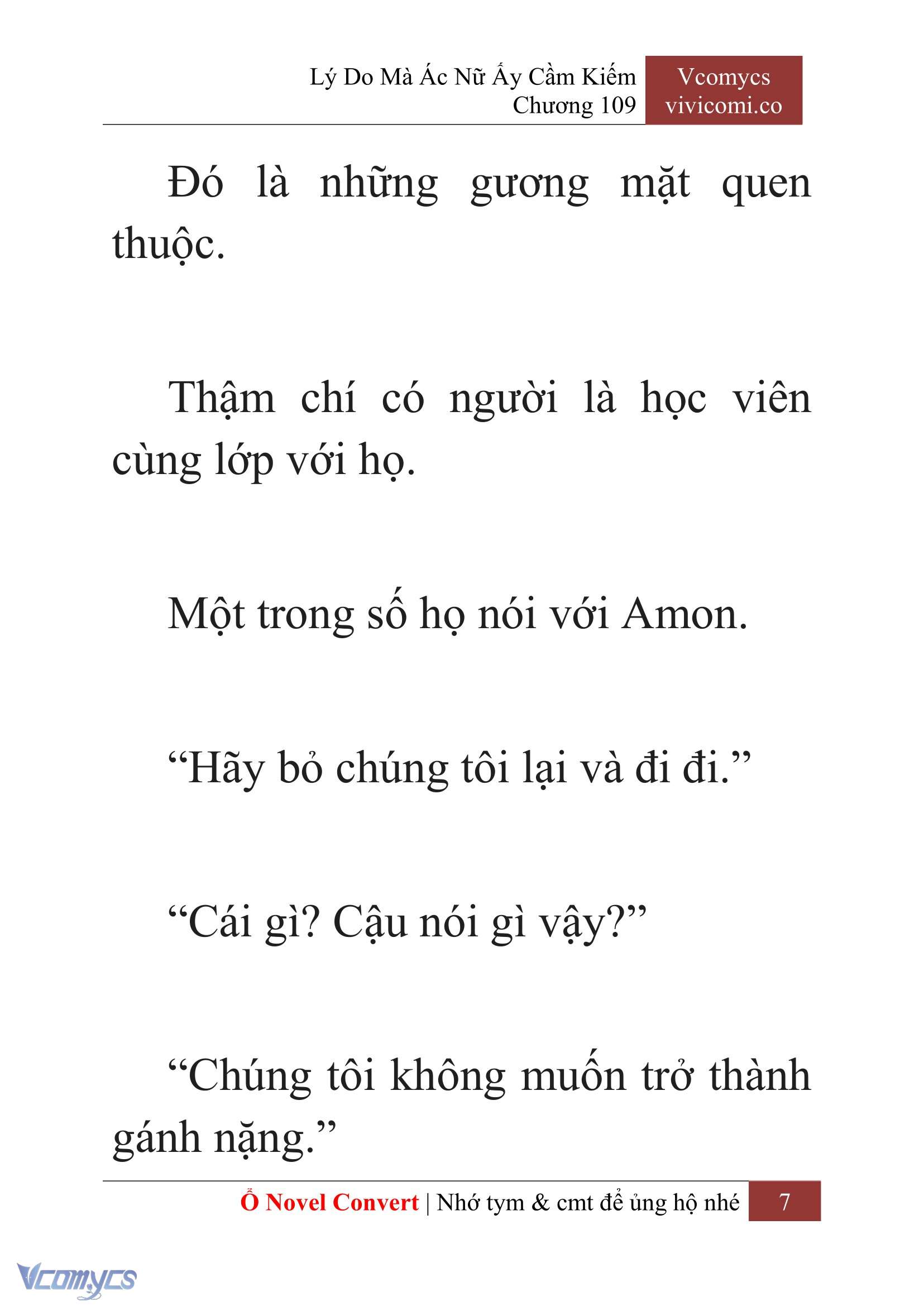 [Novel] Lý Do Mà Ác Nữ Ấy Cầm Kiếm Chapter 109 - Trang 10