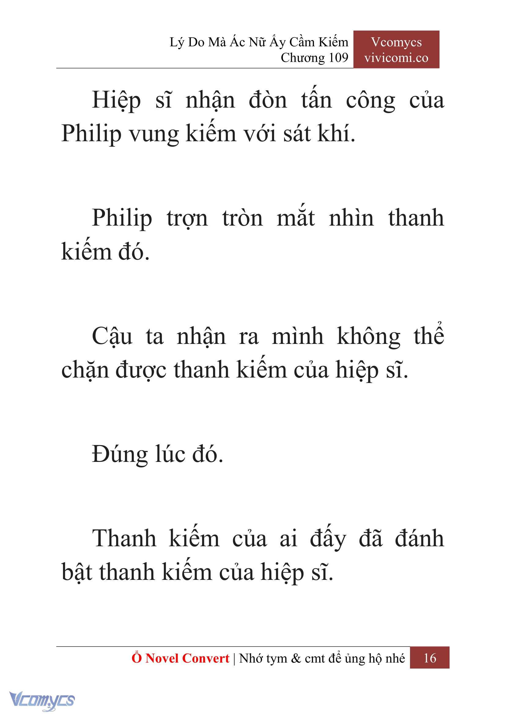 [Novel] Lý Do Mà Ác Nữ Ấy Cầm Kiếm Chapter 109 - Trang 19