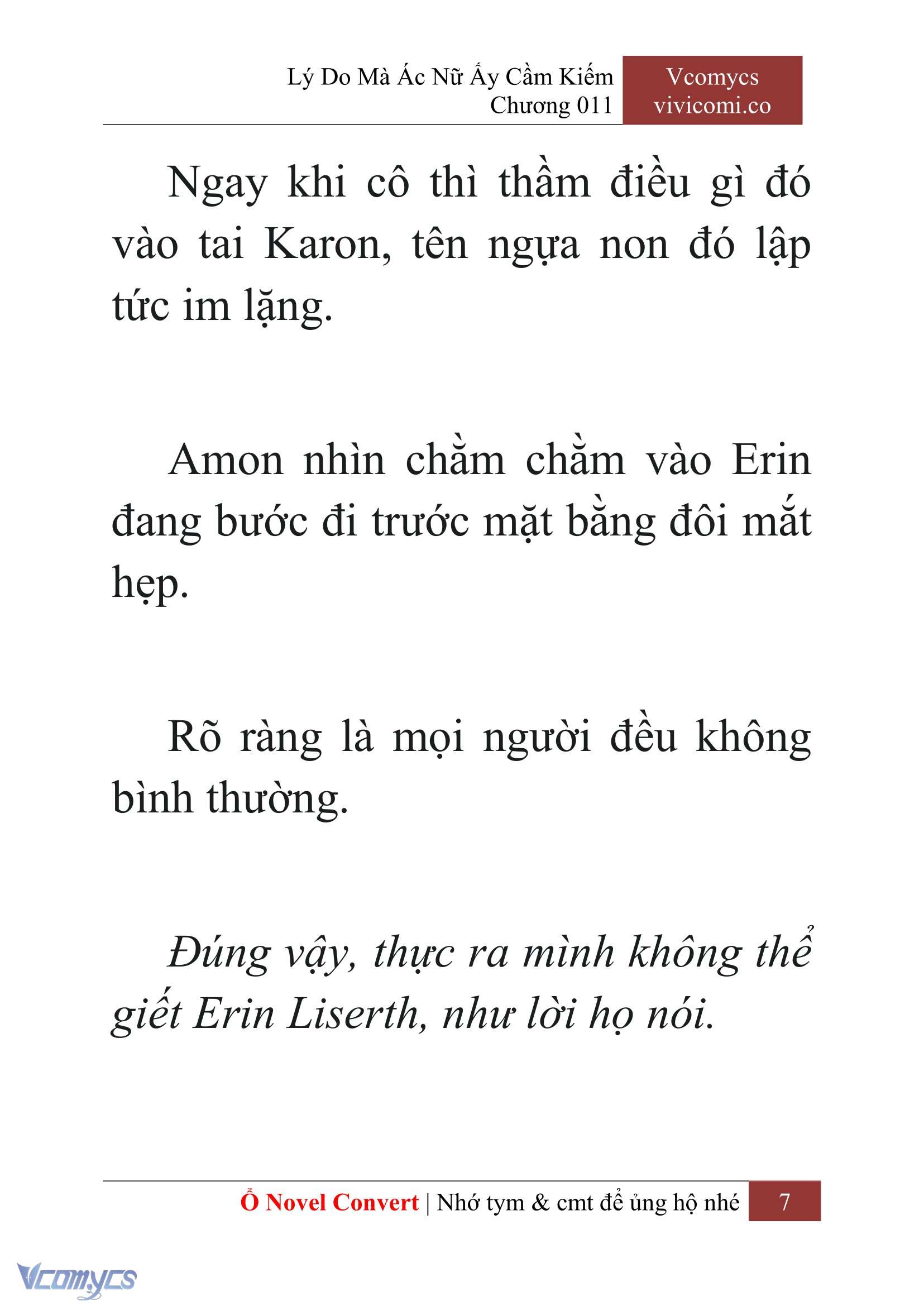 [Novel] Lý Do Mà Ác Nữ Ấy Cầm Kiếm Chapter 11 - Trang 10