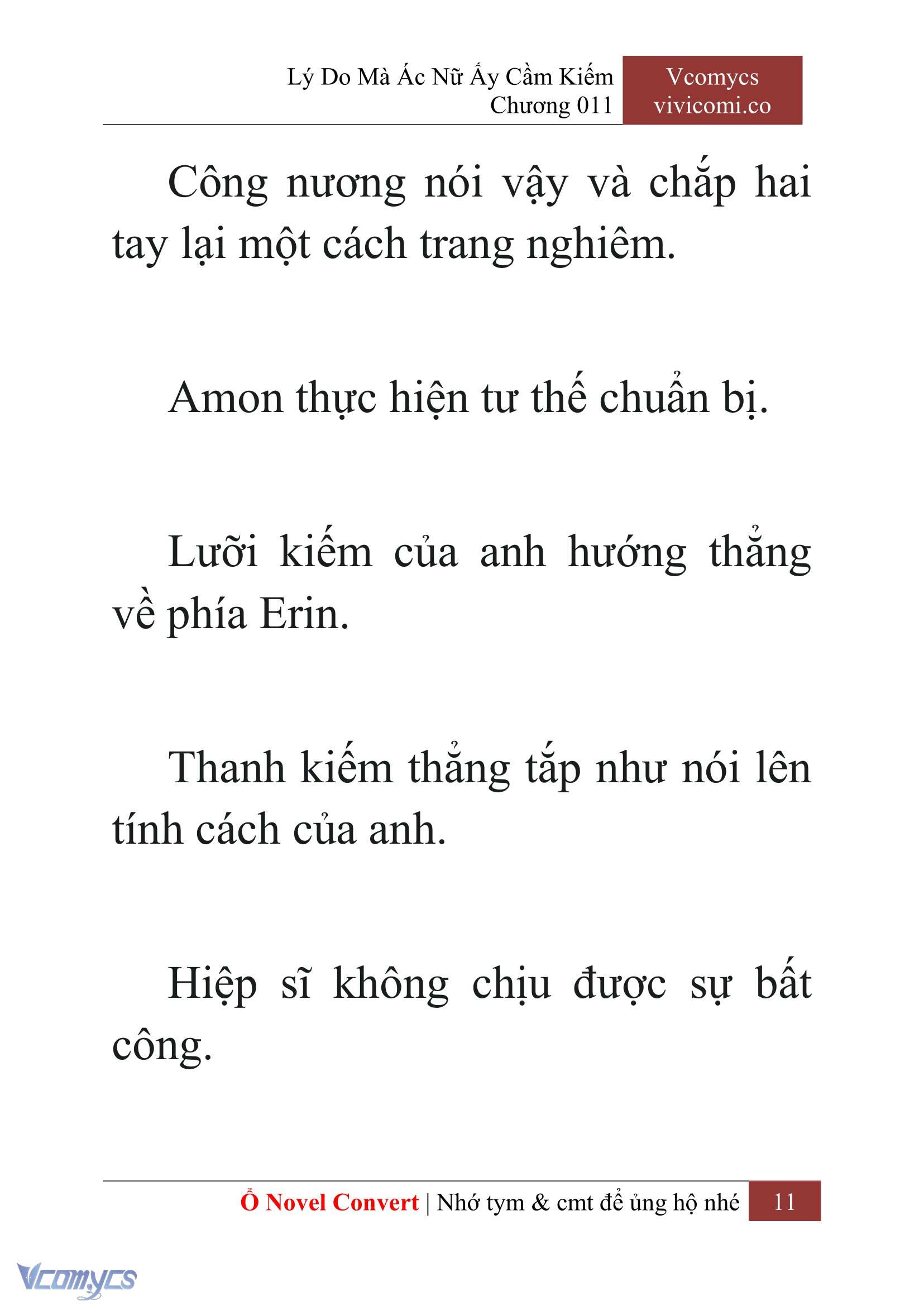[Novel] Lý Do Mà Ác Nữ Ấy Cầm Kiếm Chapter 11 - Trang 14