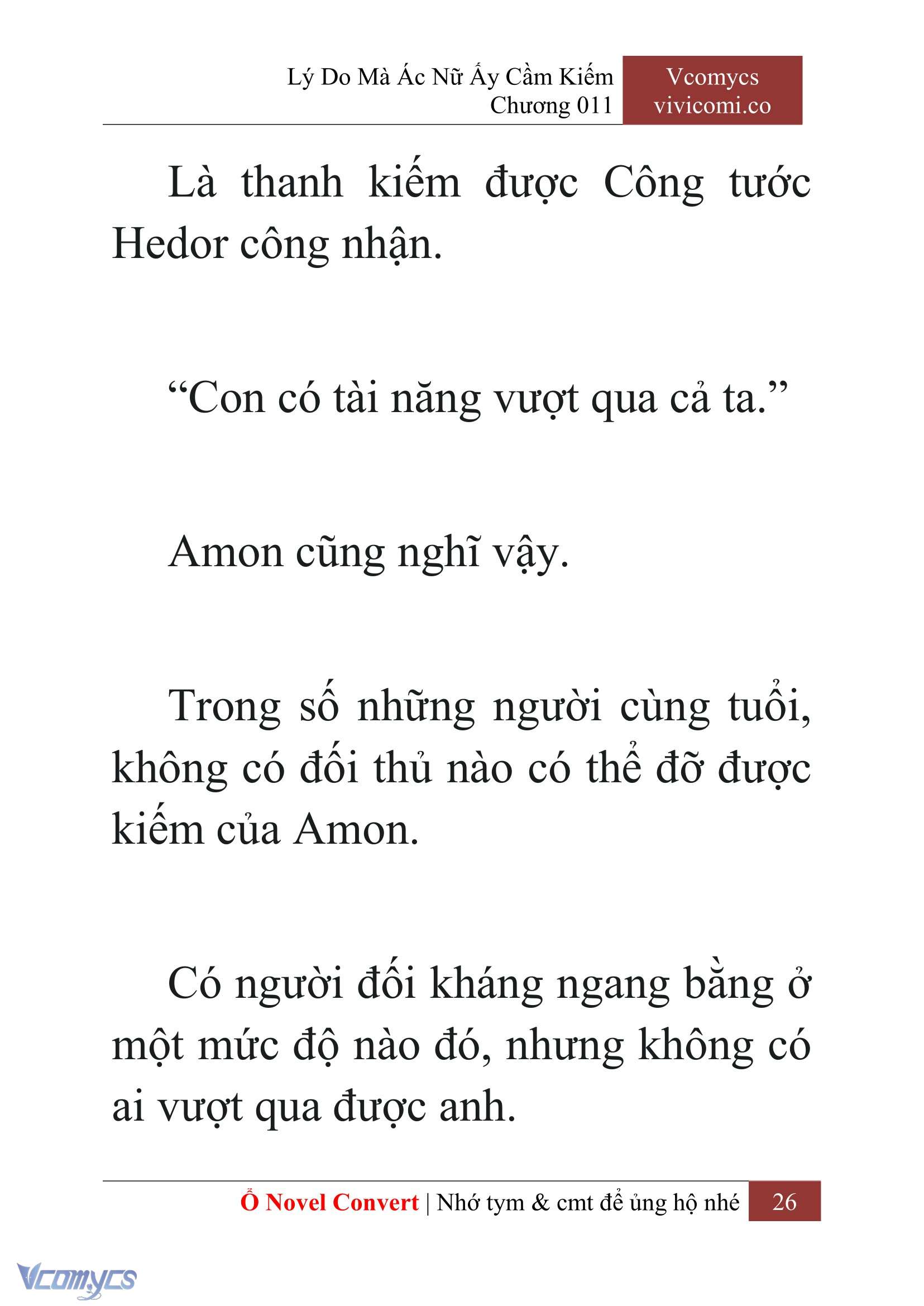 [Novel] Lý Do Mà Ác Nữ Ấy Cầm Kiếm Chapter 11 - Trang 29