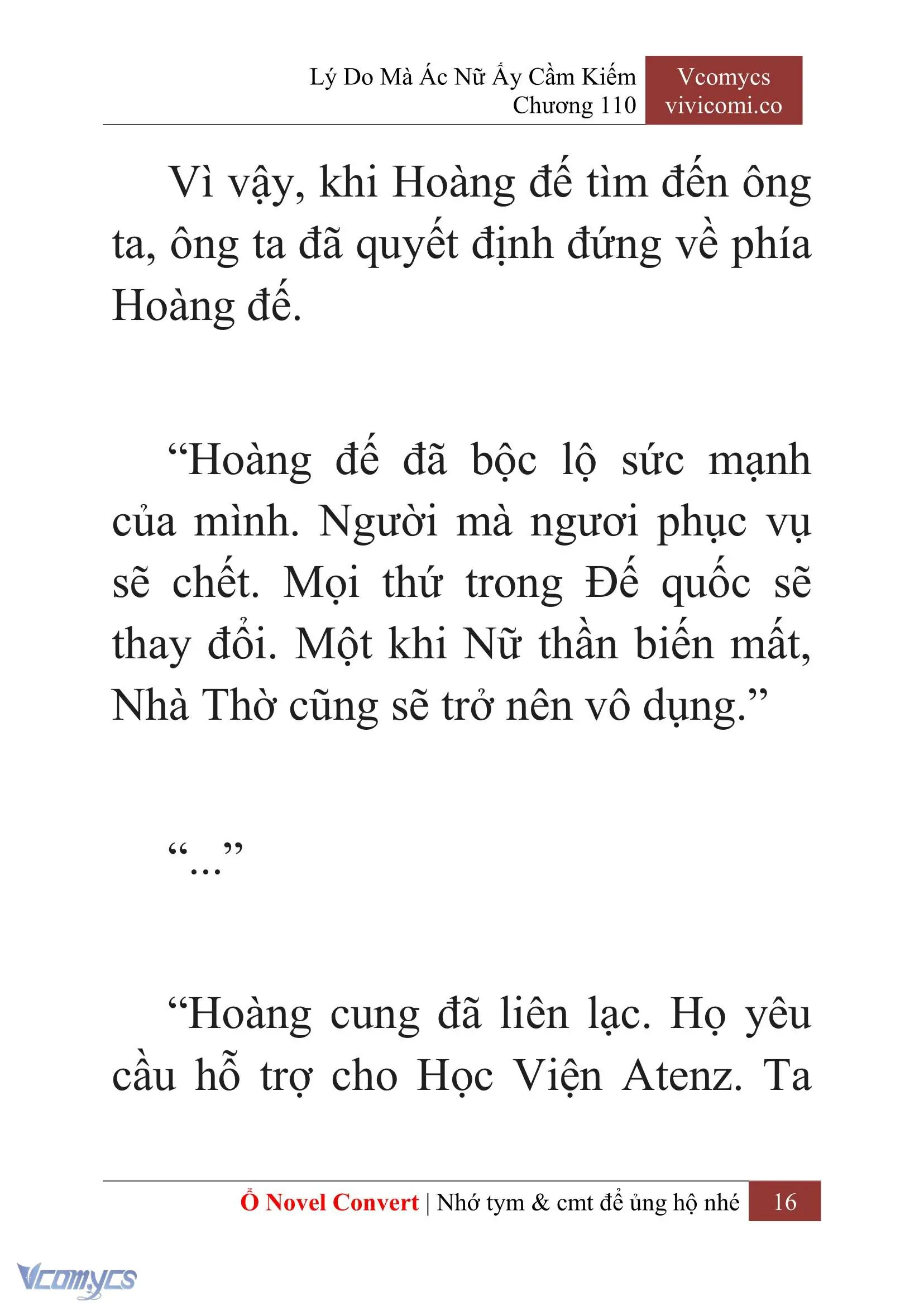[Novel] Lý Do Mà Ác Nữ Ấy Cầm Kiếm Chapter 110 - Trang 19