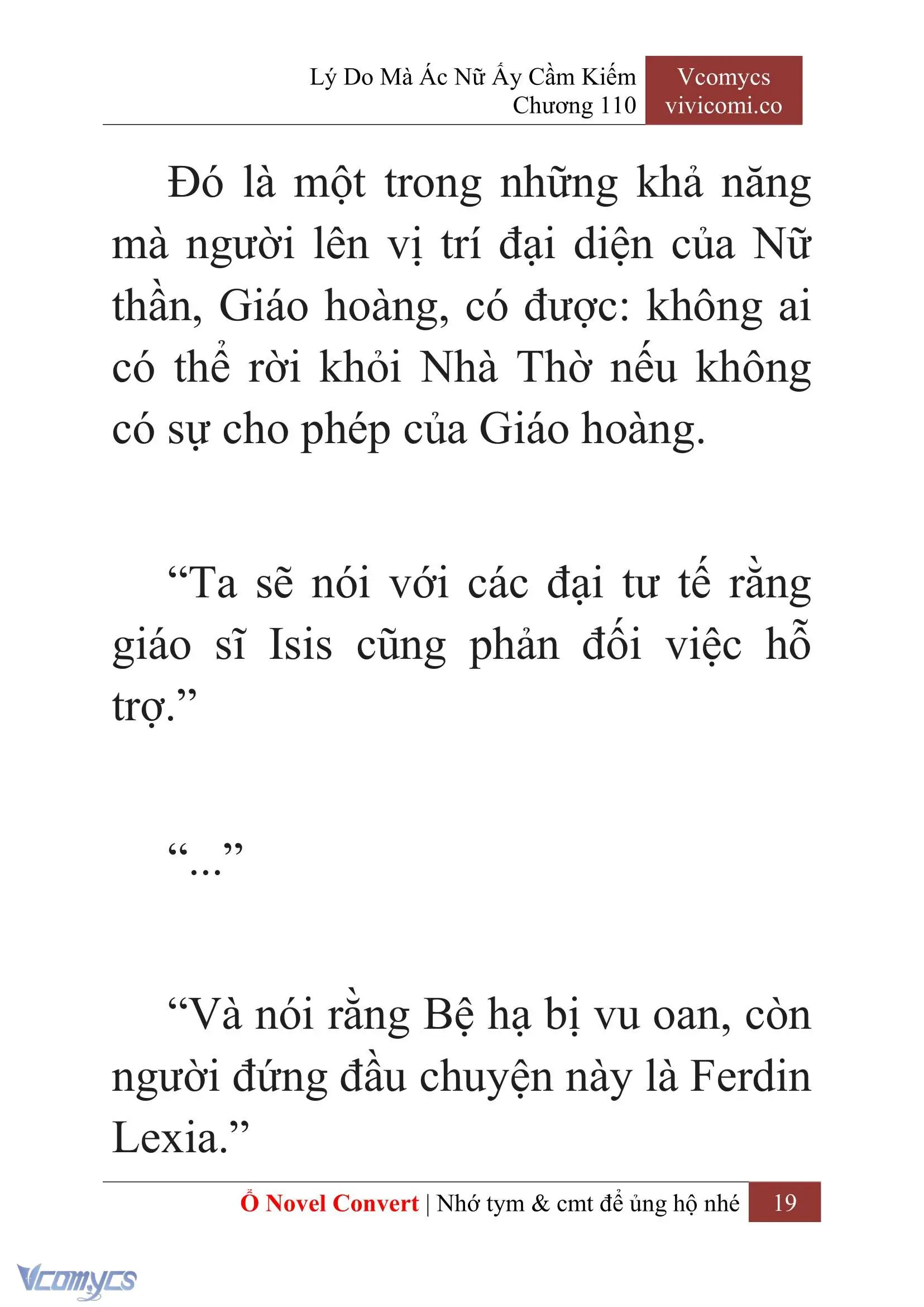 [Novel] Lý Do Mà Ác Nữ Ấy Cầm Kiếm Chapter 110 - Trang 22