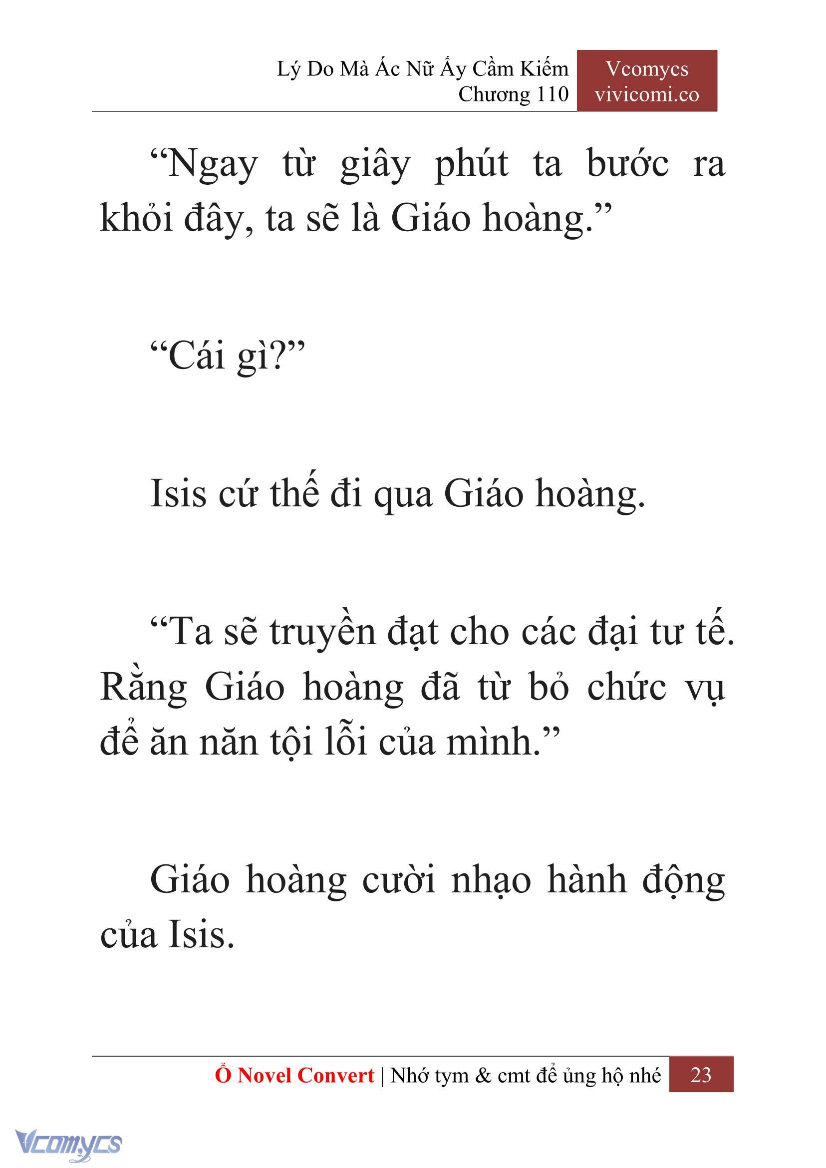 [Novel] Lý Do Mà Ác Nữ Ấy Cầm Kiếm Chapter 110 - Trang 26