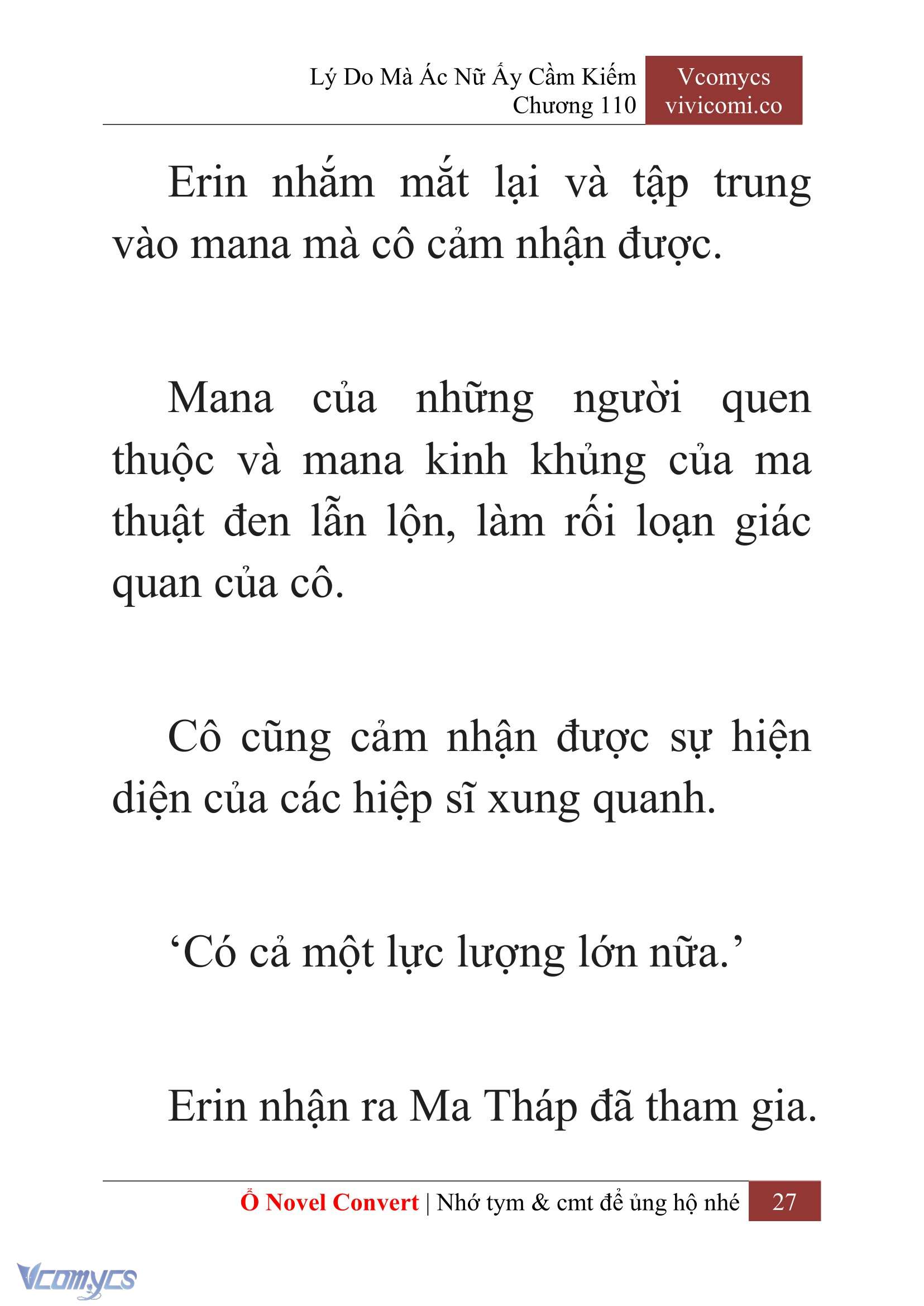 [Novel] Lý Do Mà Ác Nữ Ấy Cầm Kiếm Chapter 110 - Trang 30