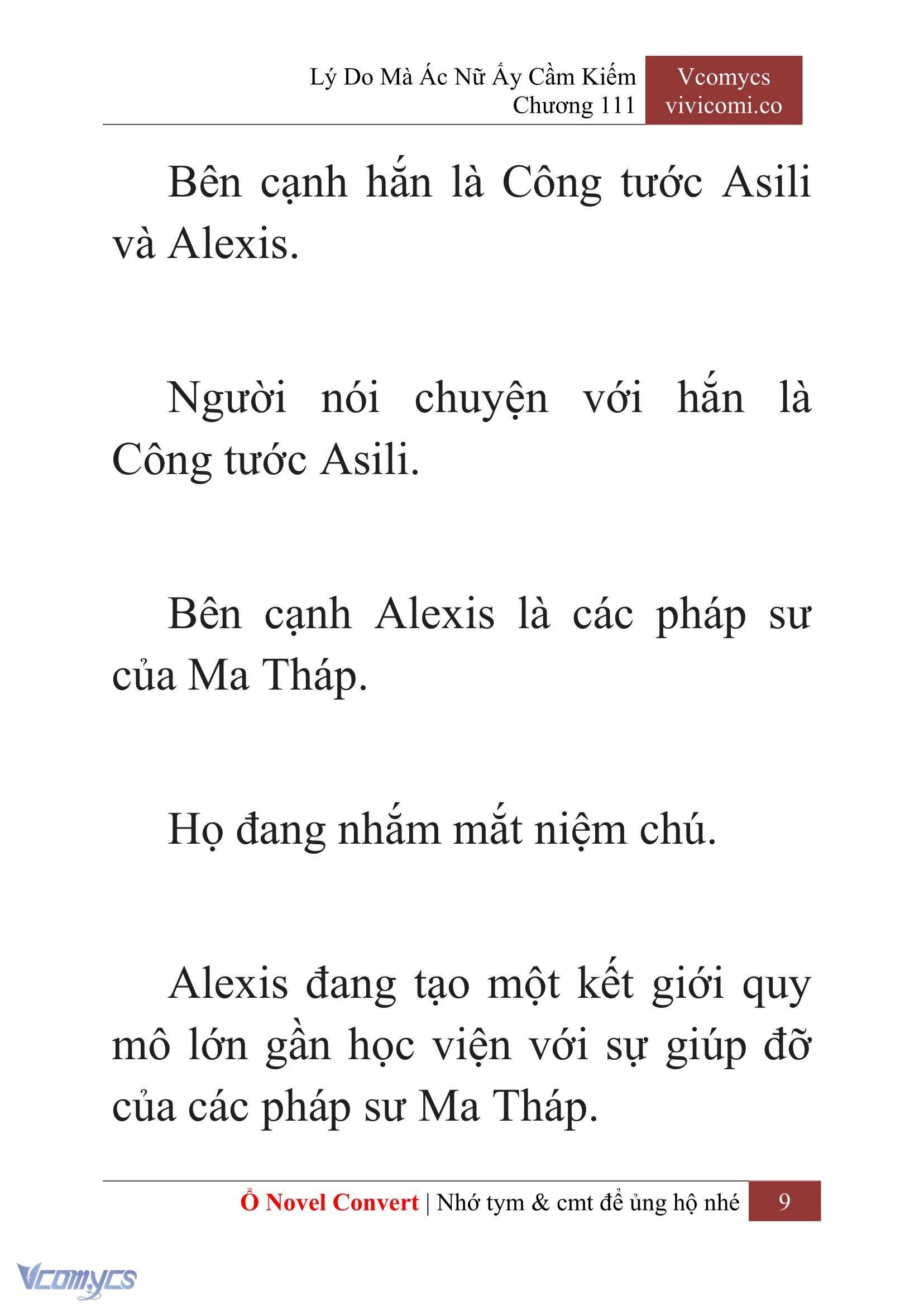 [Novel] Lý Do Mà Ác Nữ Ấy Cầm Kiếm Chapter 111 - Trang 12