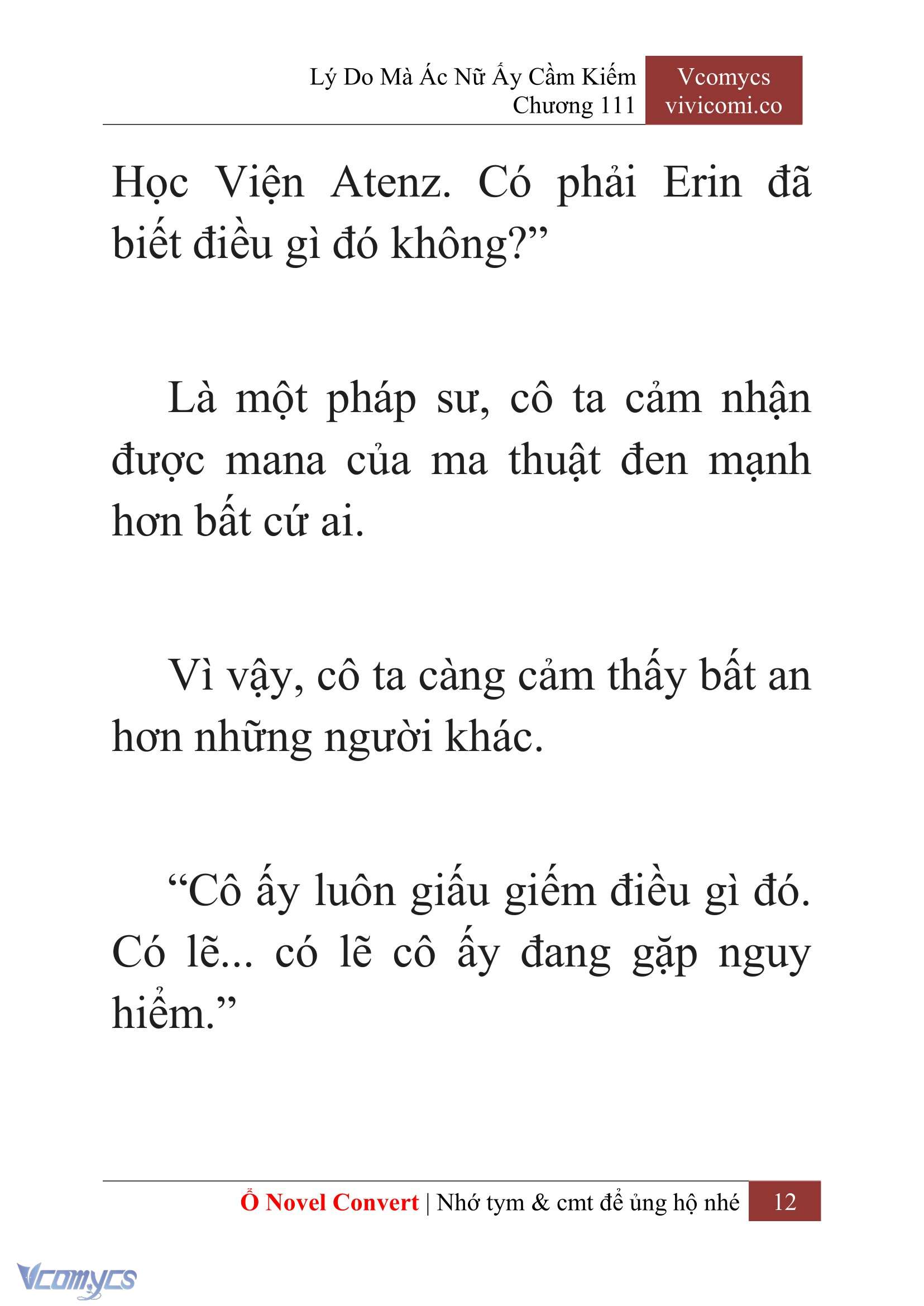 [Novel] Lý Do Mà Ác Nữ Ấy Cầm Kiếm Chapter 111 - Trang 15