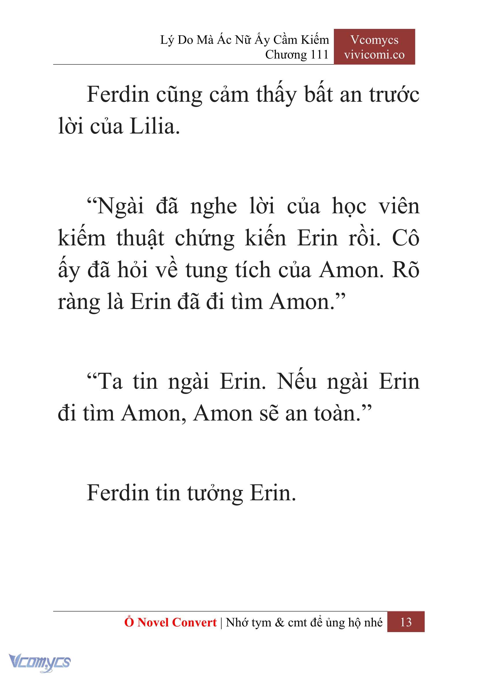 [Novel] Lý Do Mà Ác Nữ Ấy Cầm Kiếm Chapter 111 - Trang 16