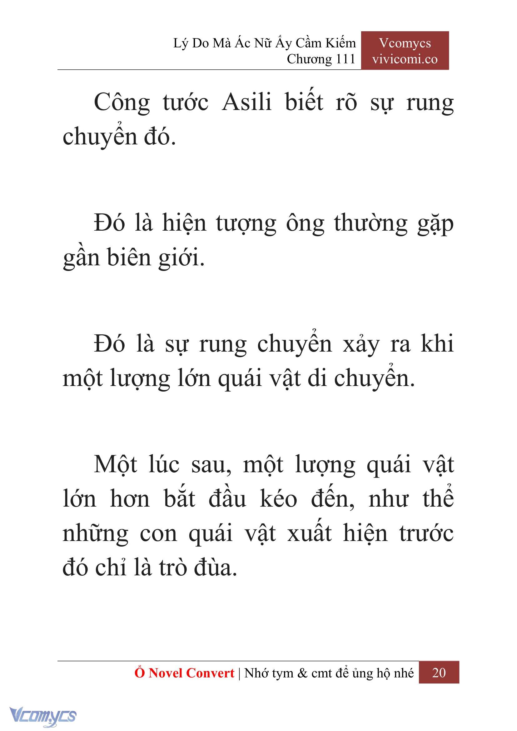[Novel] Lý Do Mà Ác Nữ Ấy Cầm Kiếm Chapter 111 - Trang 23