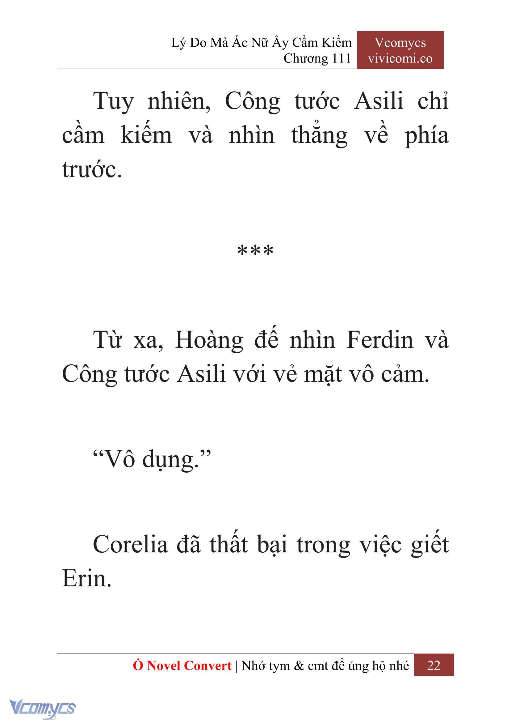 [Novel] Lý Do Mà Ác Nữ Ấy Cầm Kiếm Chapter 111 - Trang 25