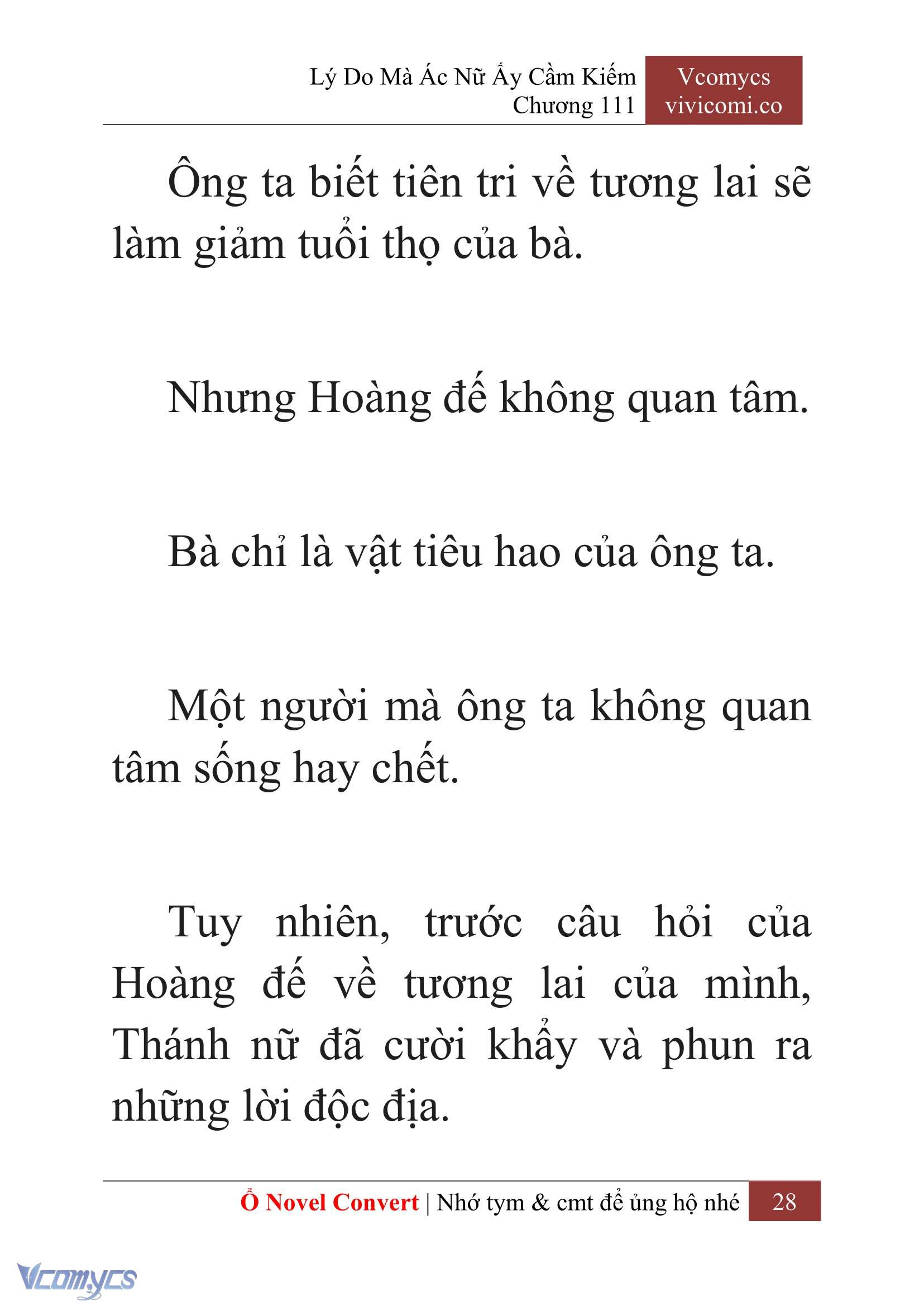 [Novel] Lý Do Mà Ác Nữ Ấy Cầm Kiếm Chapter 111 - Trang 31