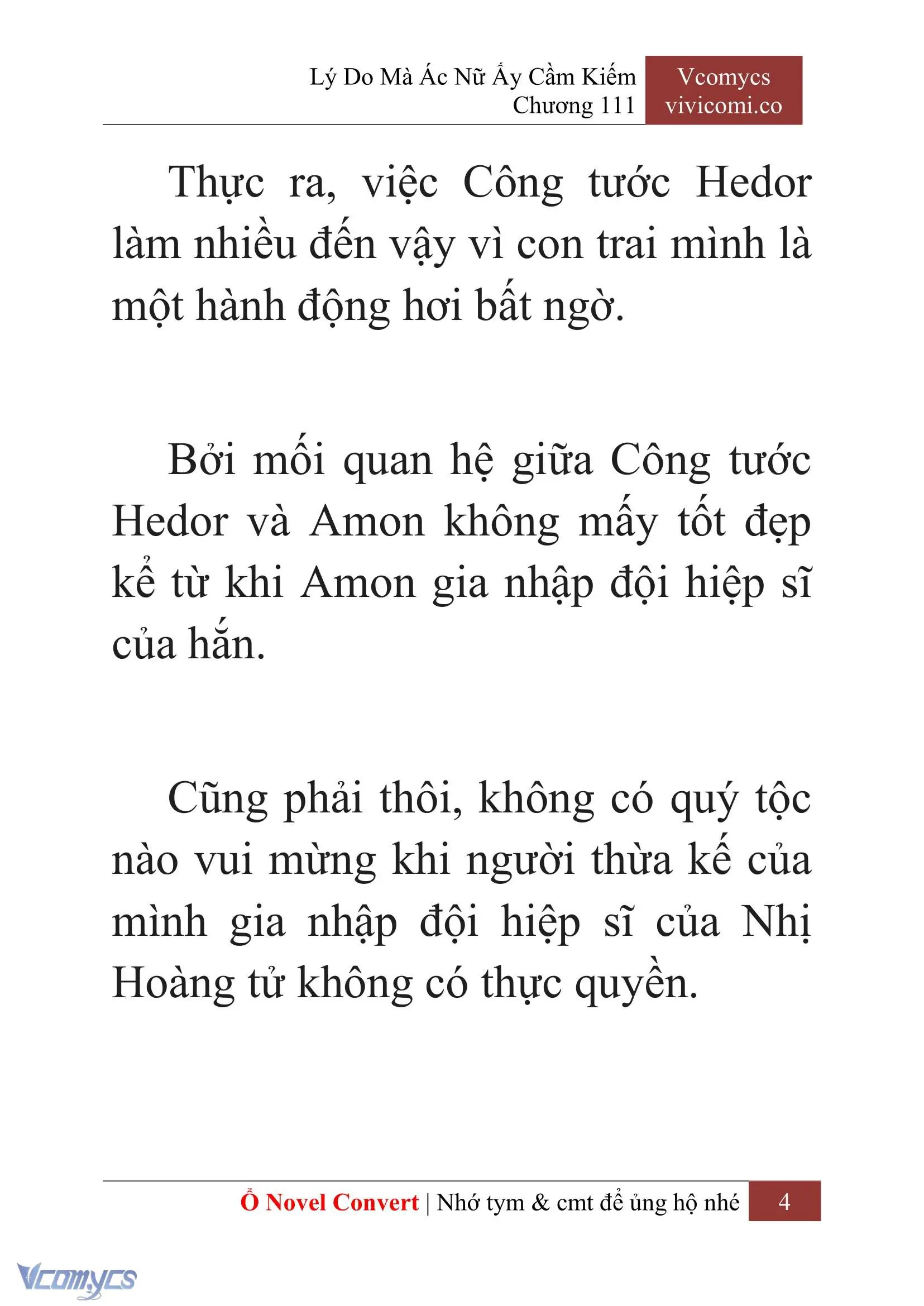 [Novel] Lý Do Mà Ác Nữ Ấy Cầm Kiếm Chapter 111 - Trang 7