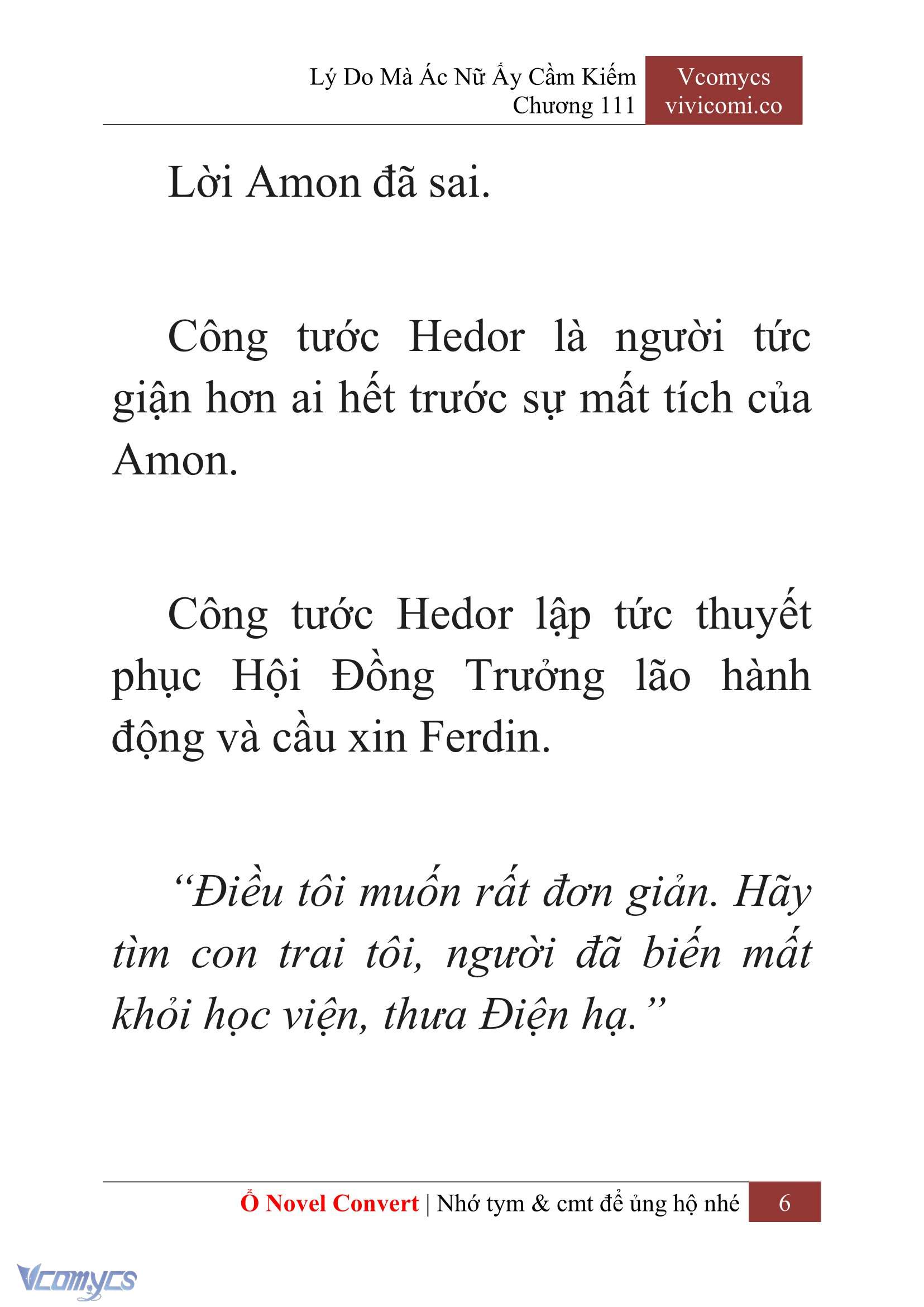 [Novel] Lý Do Mà Ác Nữ Ấy Cầm Kiếm Chapter 111 - Trang 9