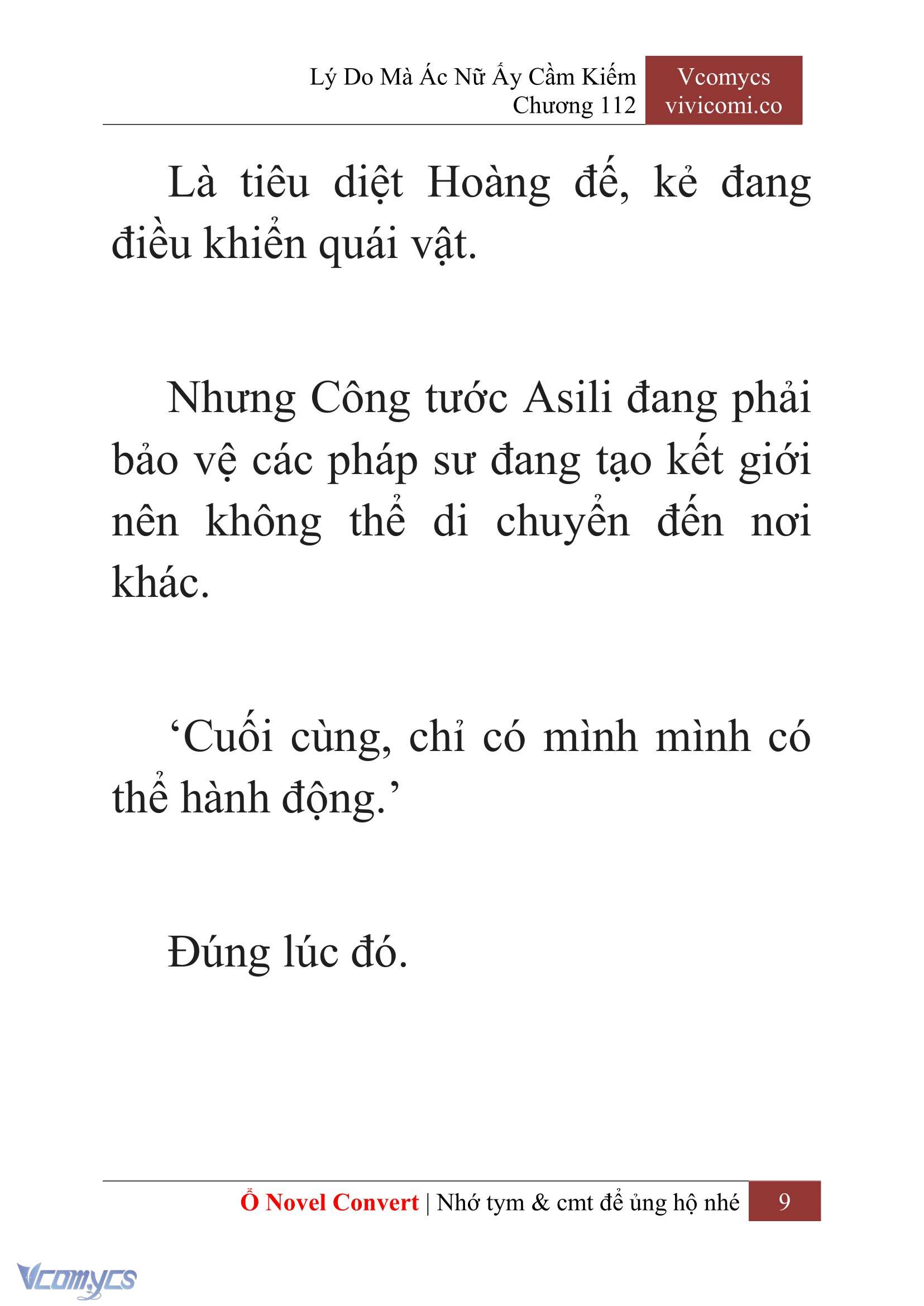 [Novel] Lý Do Mà Ác Nữ Ấy Cầm Kiếm Chapter 112 - Trang 12