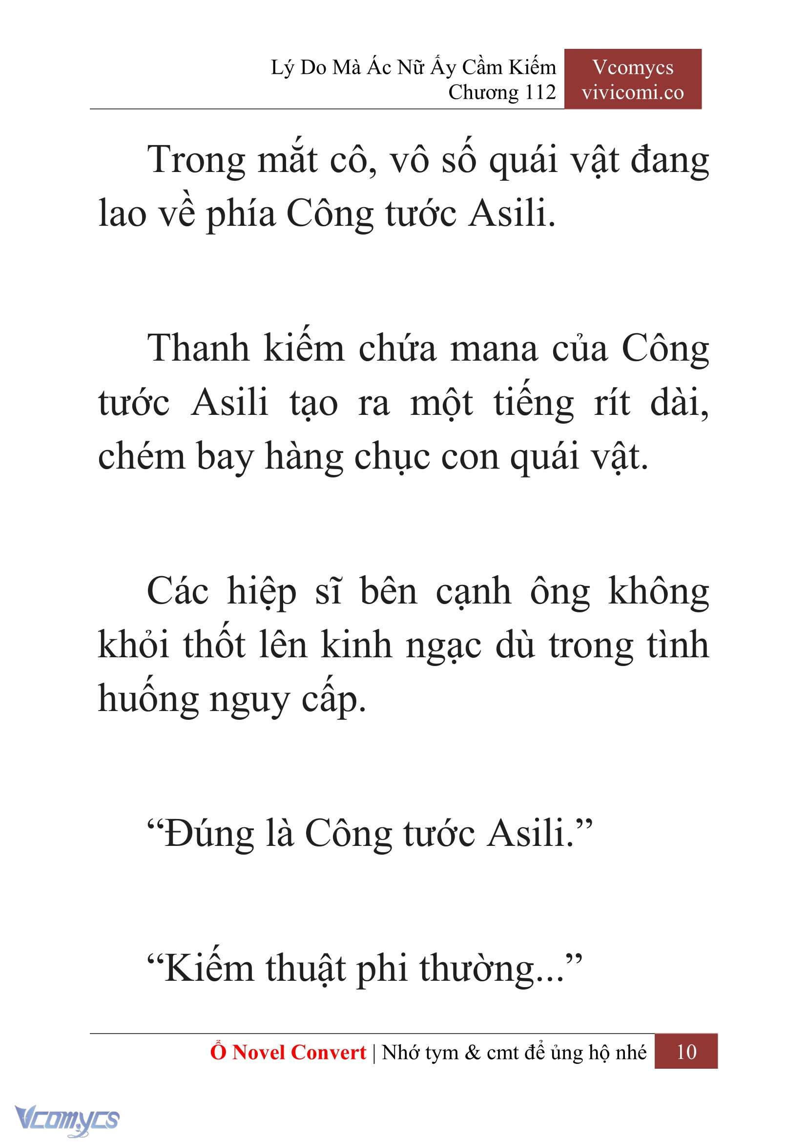 [Novel] Lý Do Mà Ác Nữ Ấy Cầm Kiếm Chapter 112 - Trang 13