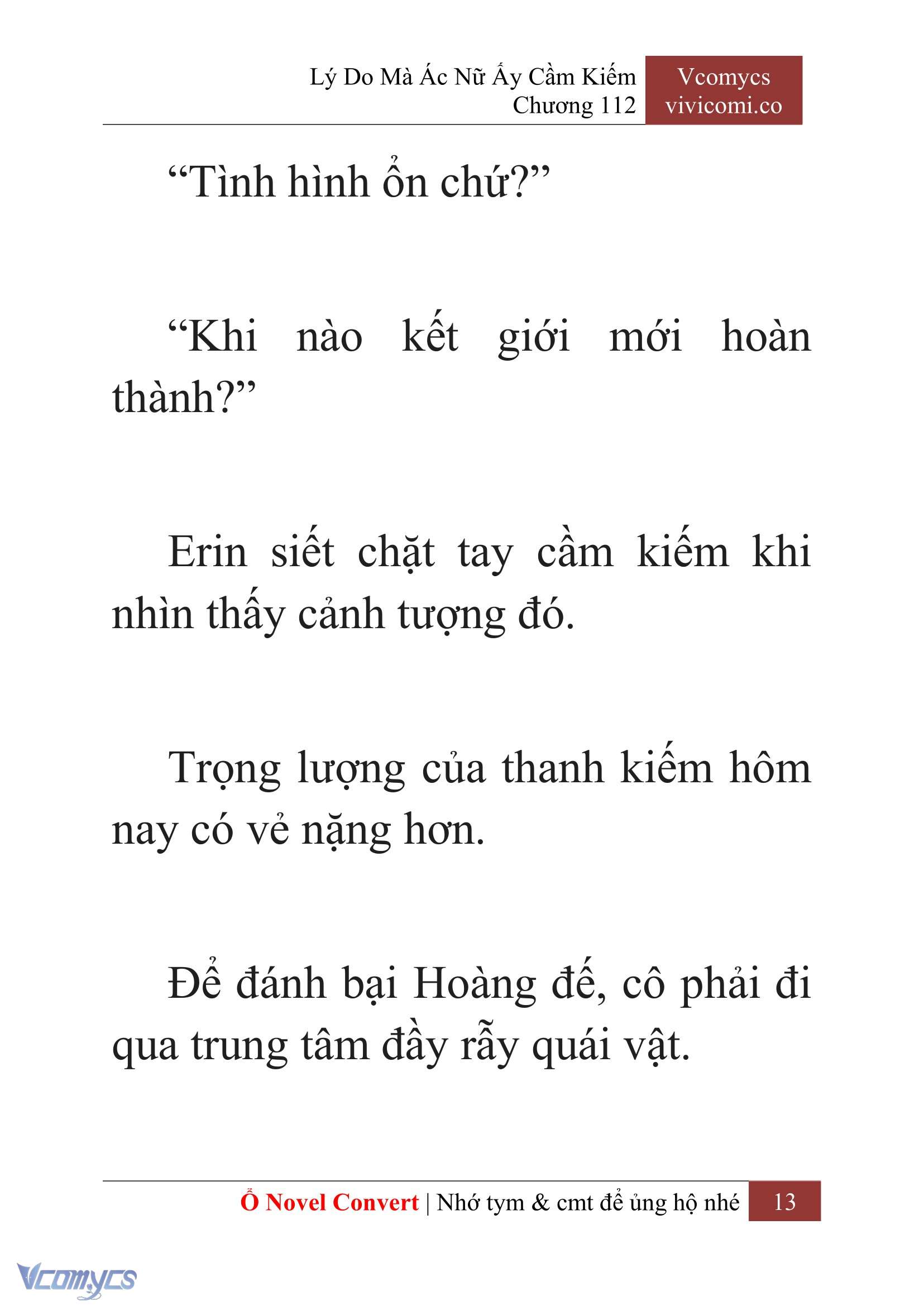[Novel] Lý Do Mà Ác Nữ Ấy Cầm Kiếm Chapter 112 - Trang 16