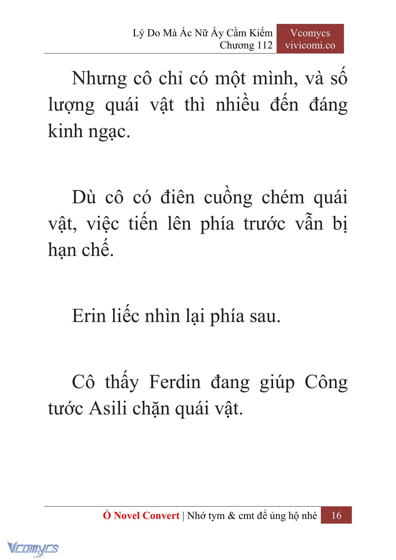 [Novel] Lý Do Mà Ác Nữ Ấy Cầm Kiếm Chapter 112 - Trang 19