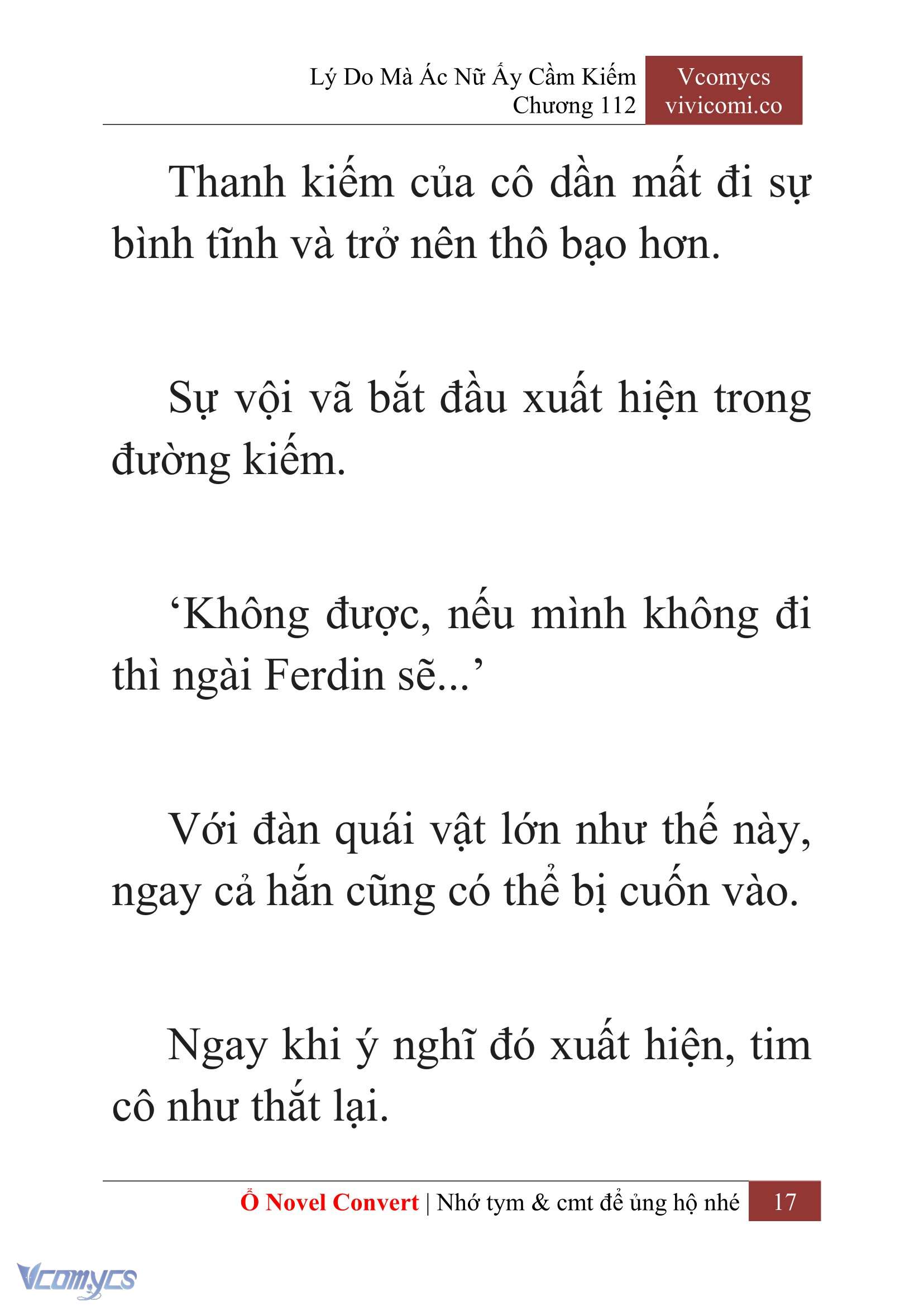 [Novel] Lý Do Mà Ác Nữ Ấy Cầm Kiếm Chapter 112 - Trang 20
