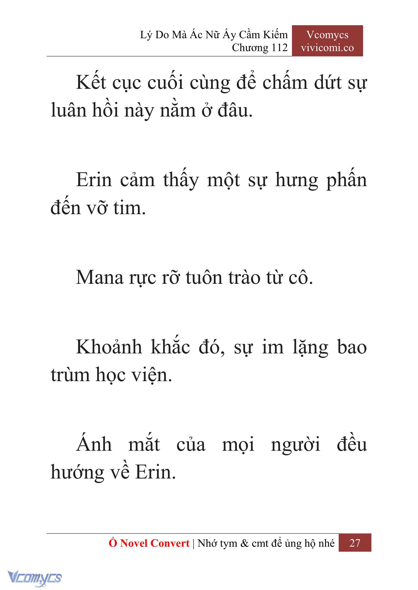 [Novel] Lý Do Mà Ác Nữ Ấy Cầm Kiếm Chapter 112 - Trang 30