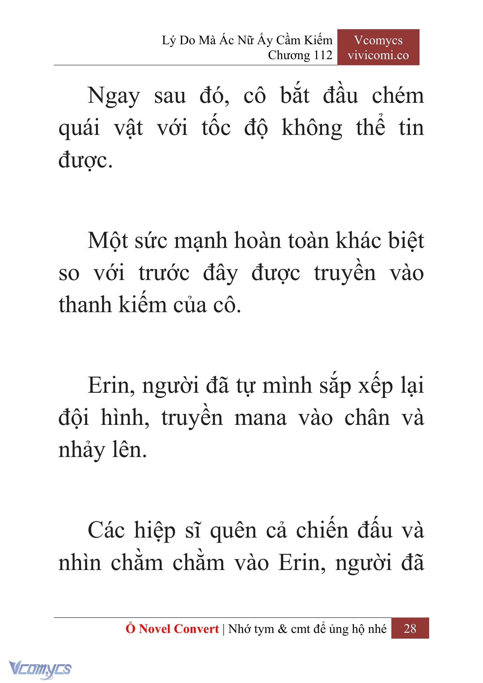 [Novel] Lý Do Mà Ác Nữ Ấy Cầm Kiếm Chapter 112 - Trang 31