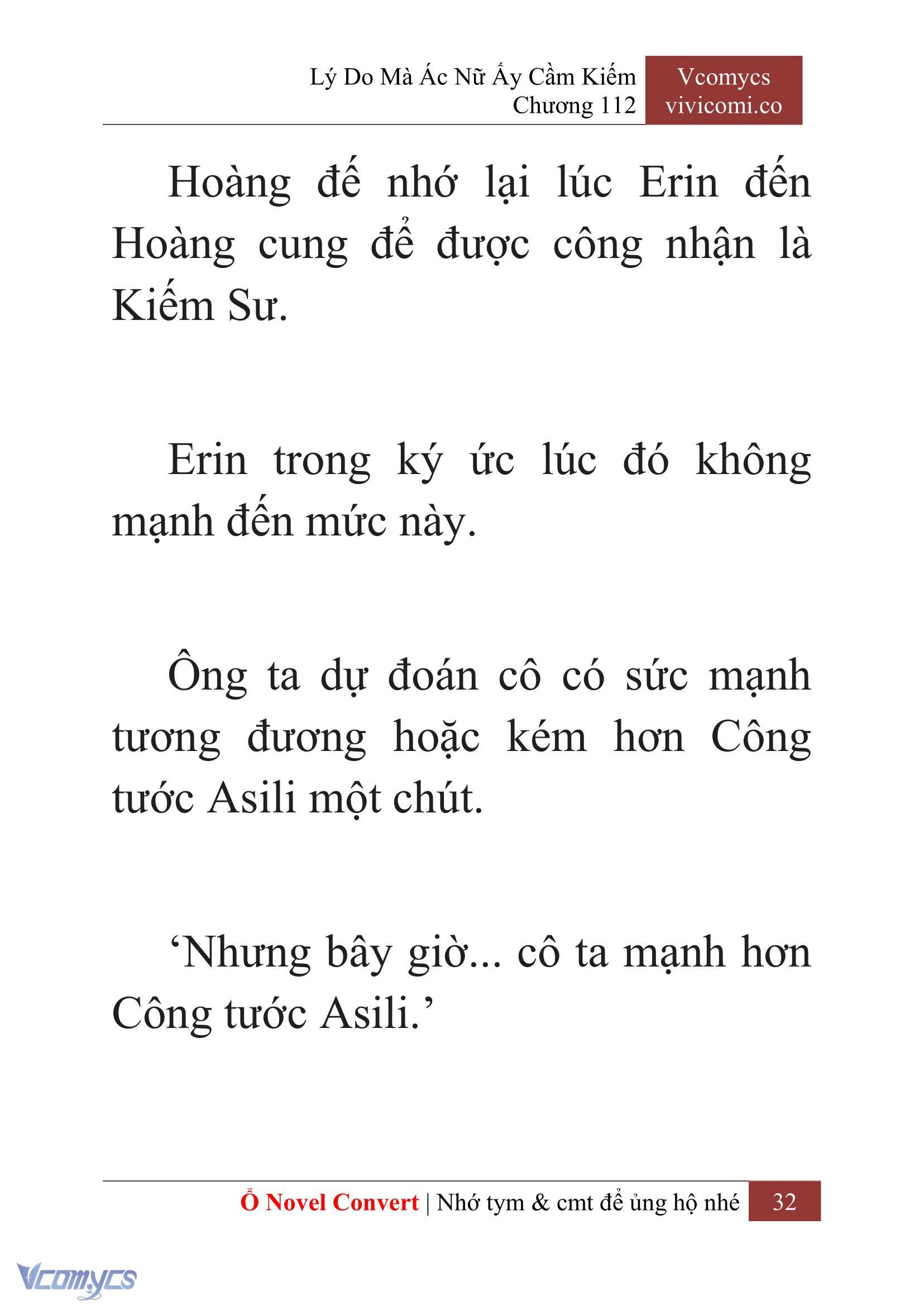 [Novel] Lý Do Mà Ác Nữ Ấy Cầm Kiếm Chapter 112 - Trang 35