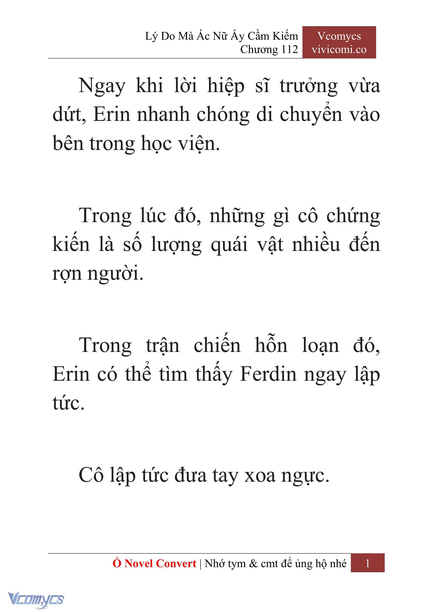 [Novel] Lý Do Mà Ác Nữ Ấy Cầm Kiếm Chapter 112 - Trang 4