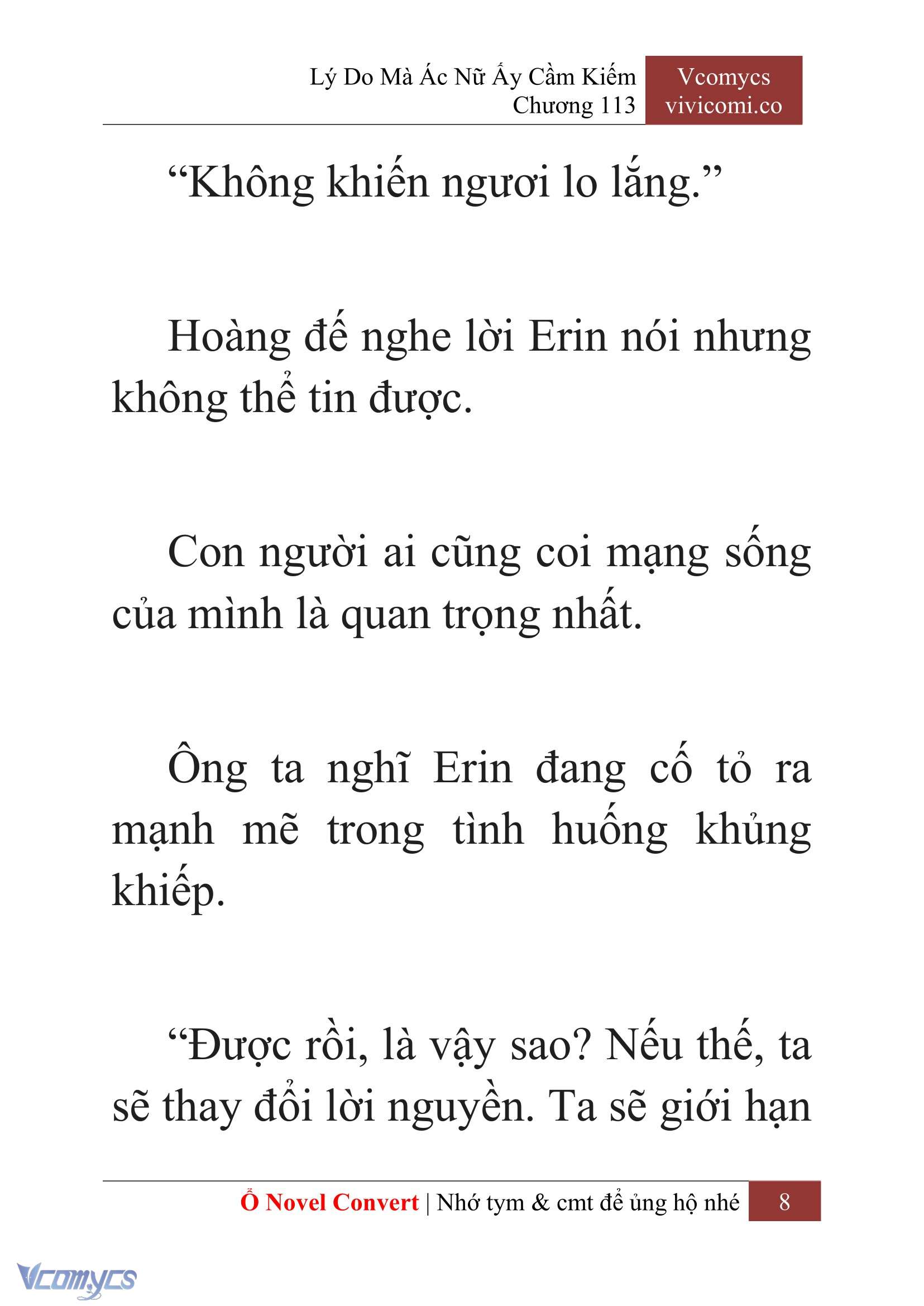 [Novel] Lý Do Mà Ác Nữ Ấy Cầm Kiếm Chapter 113 - Trang 11