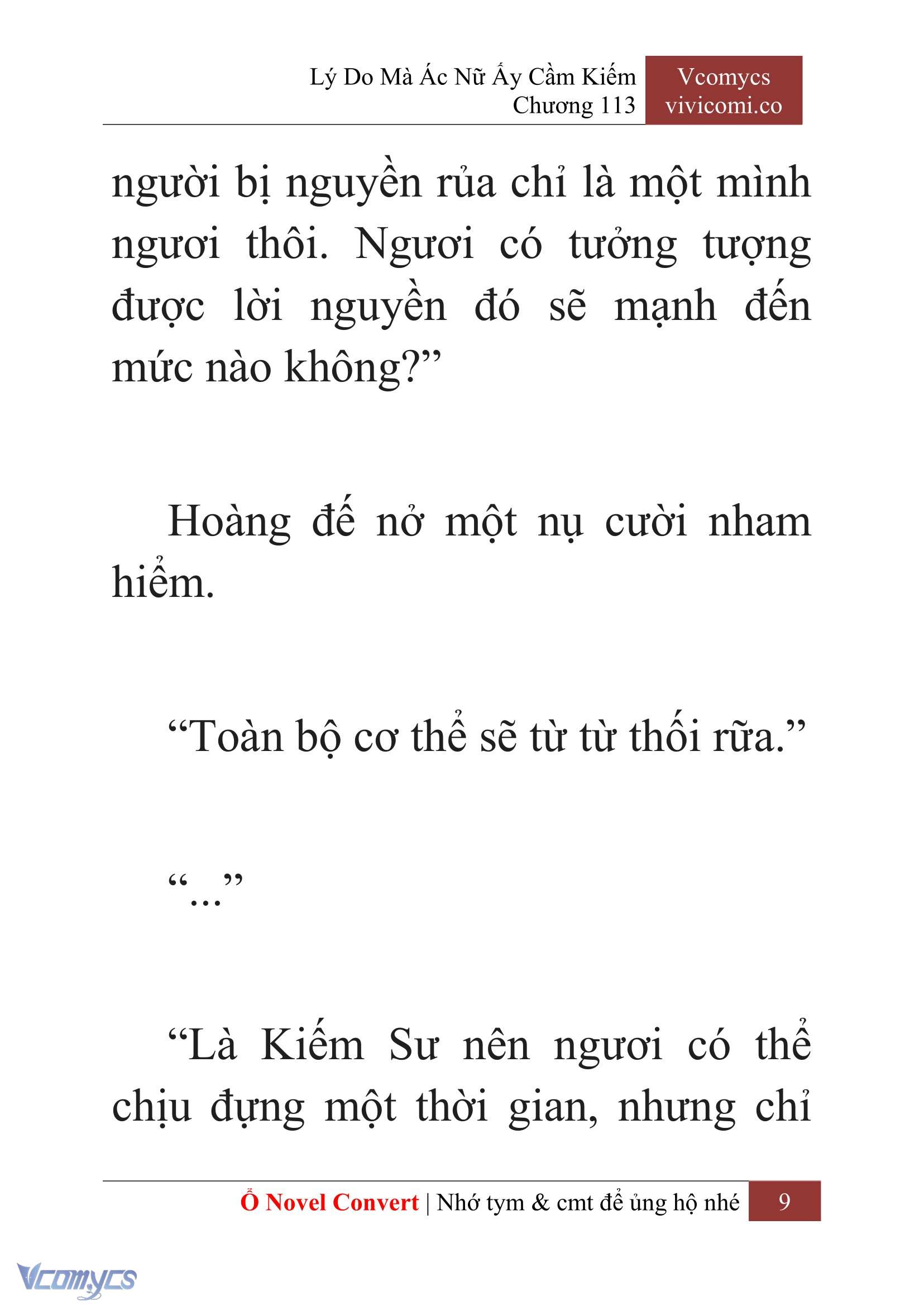 [Novel] Lý Do Mà Ác Nữ Ấy Cầm Kiếm Chapter 113 - Trang 12