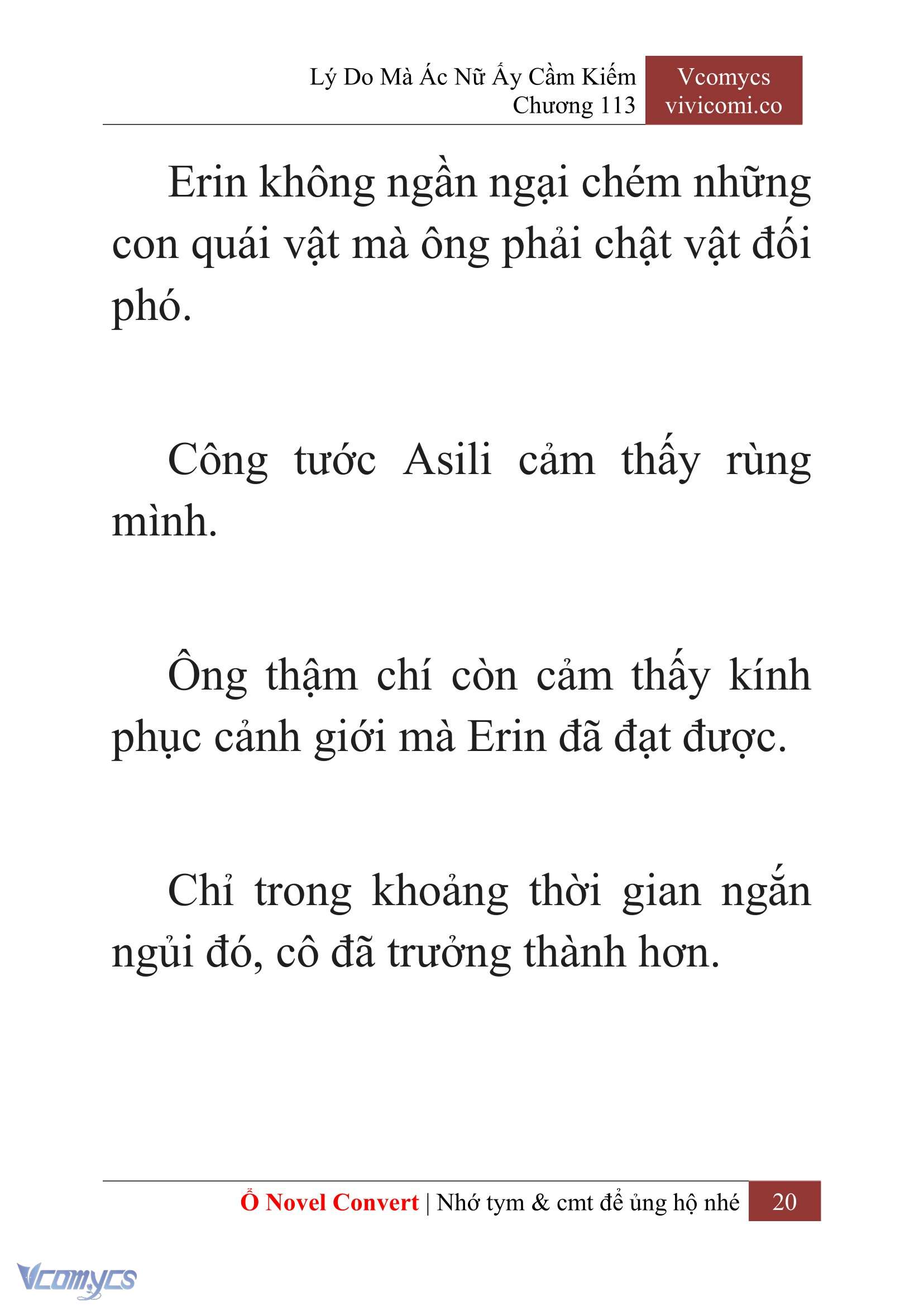 [Novel] Lý Do Mà Ác Nữ Ấy Cầm Kiếm Chapter 113 - Trang 23