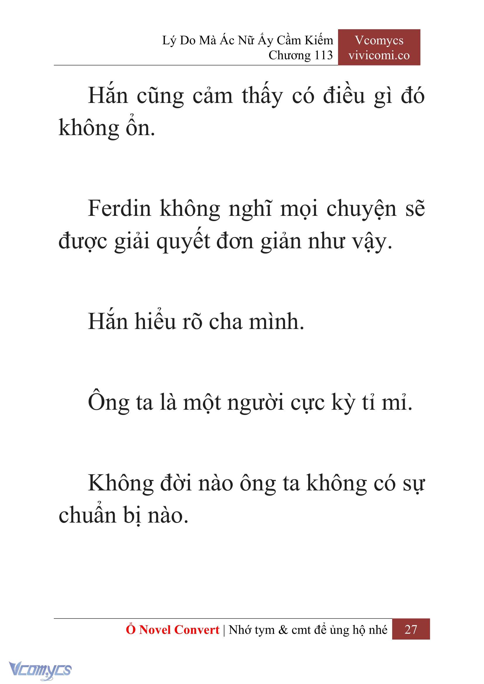 [Novel] Lý Do Mà Ác Nữ Ấy Cầm Kiếm Chapter 113 - Trang 30