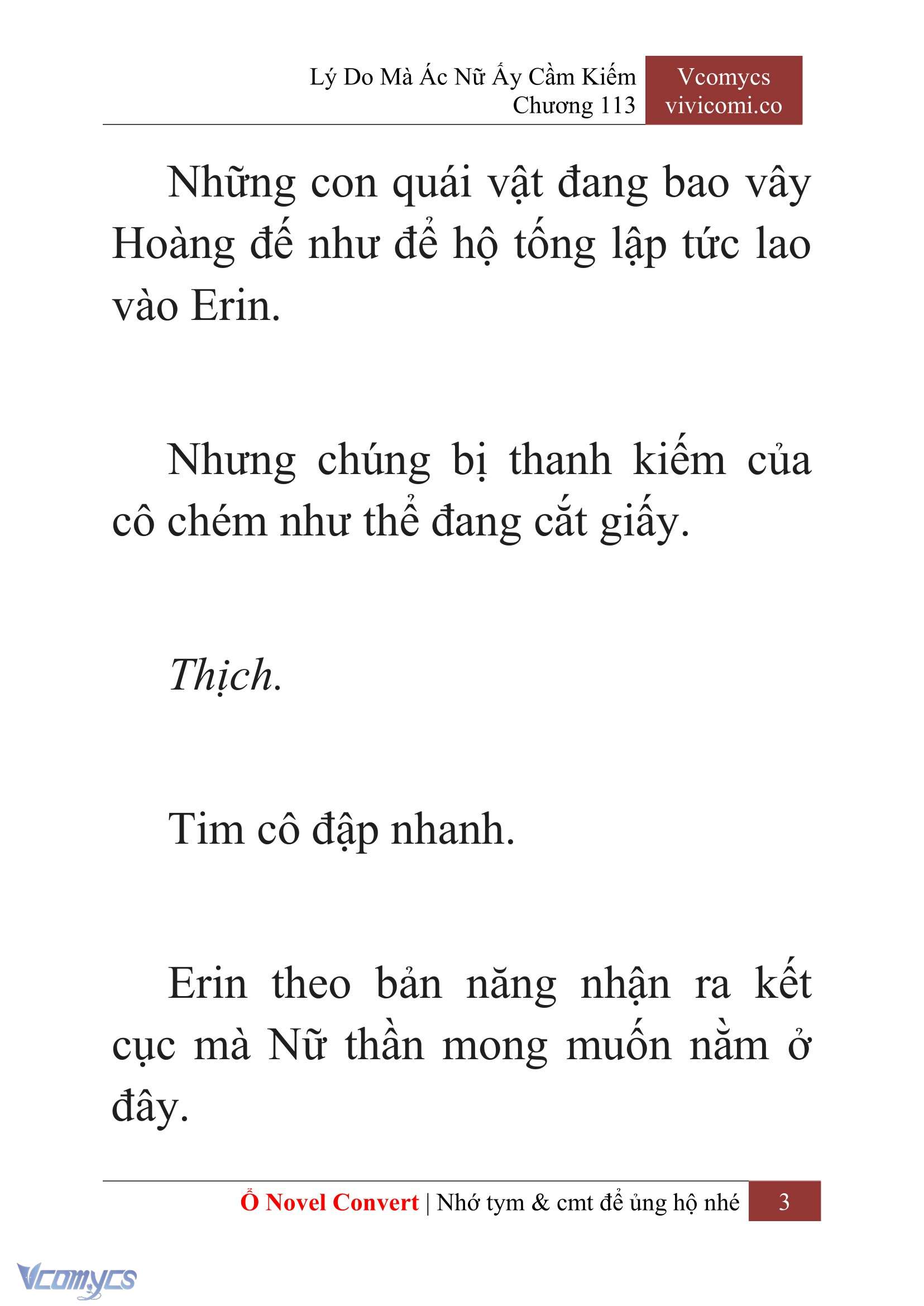 [Novel] Lý Do Mà Ác Nữ Ấy Cầm Kiếm Chapter 113 - Trang 6
