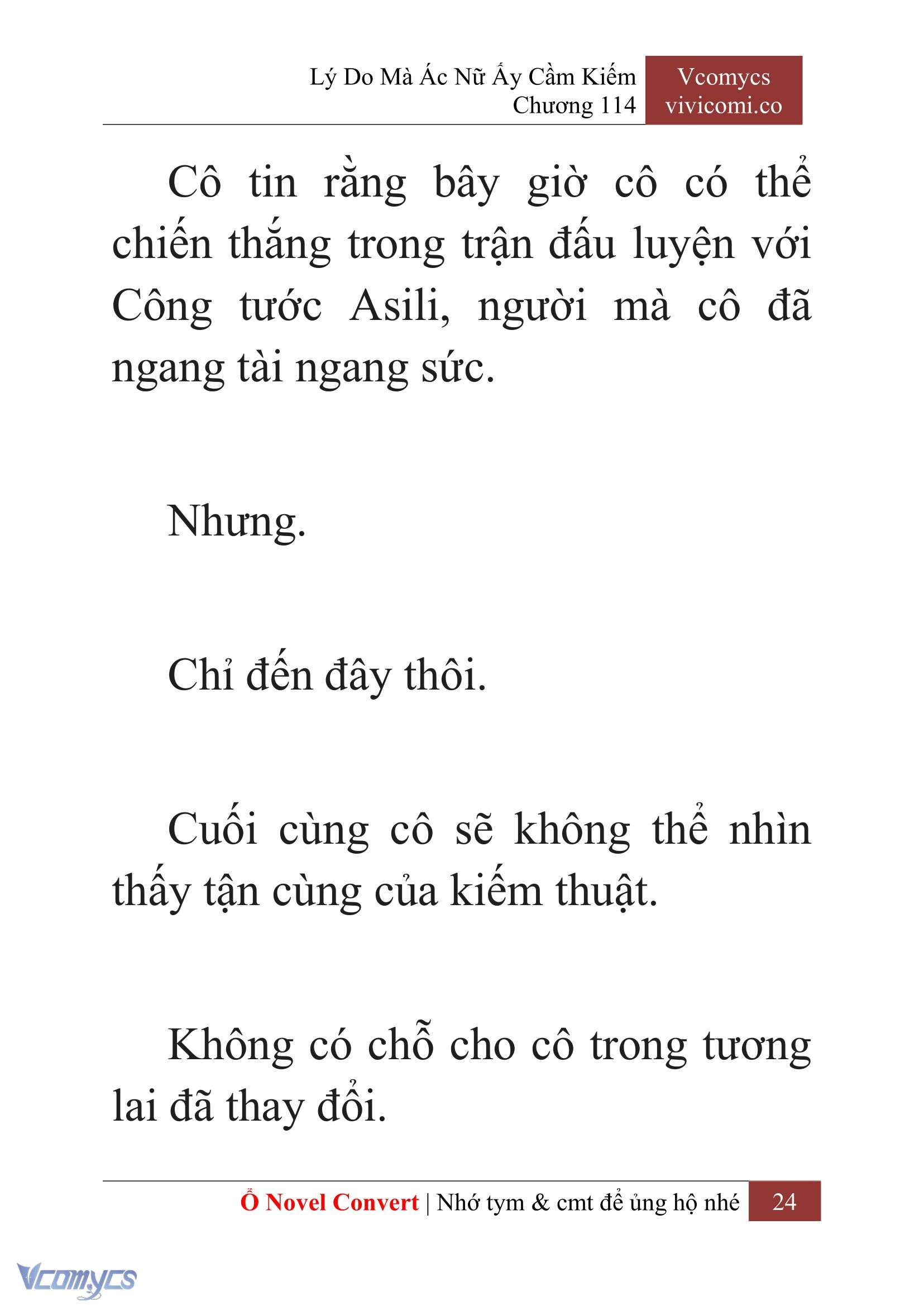 [Novel] Lý Do Mà Ác Nữ Ấy Cầm Kiếm Chapter 114 - Trang 27