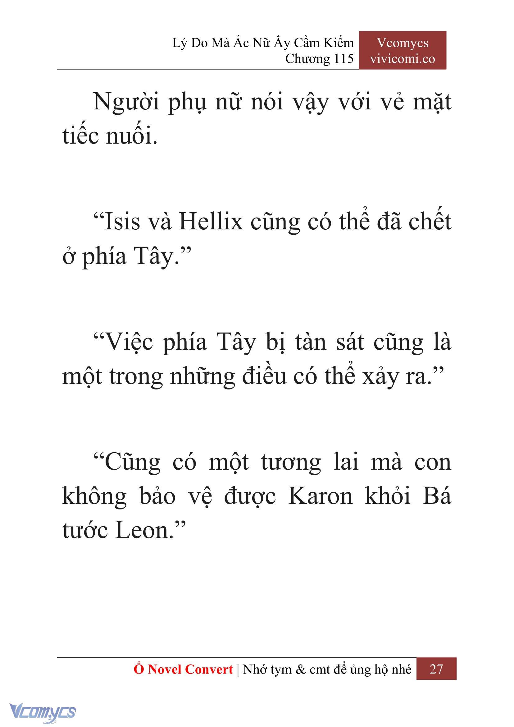 [Novel] Lý Do Mà Ác Nữ Ấy Cầm Kiếm Chapter 115 - Trang 30