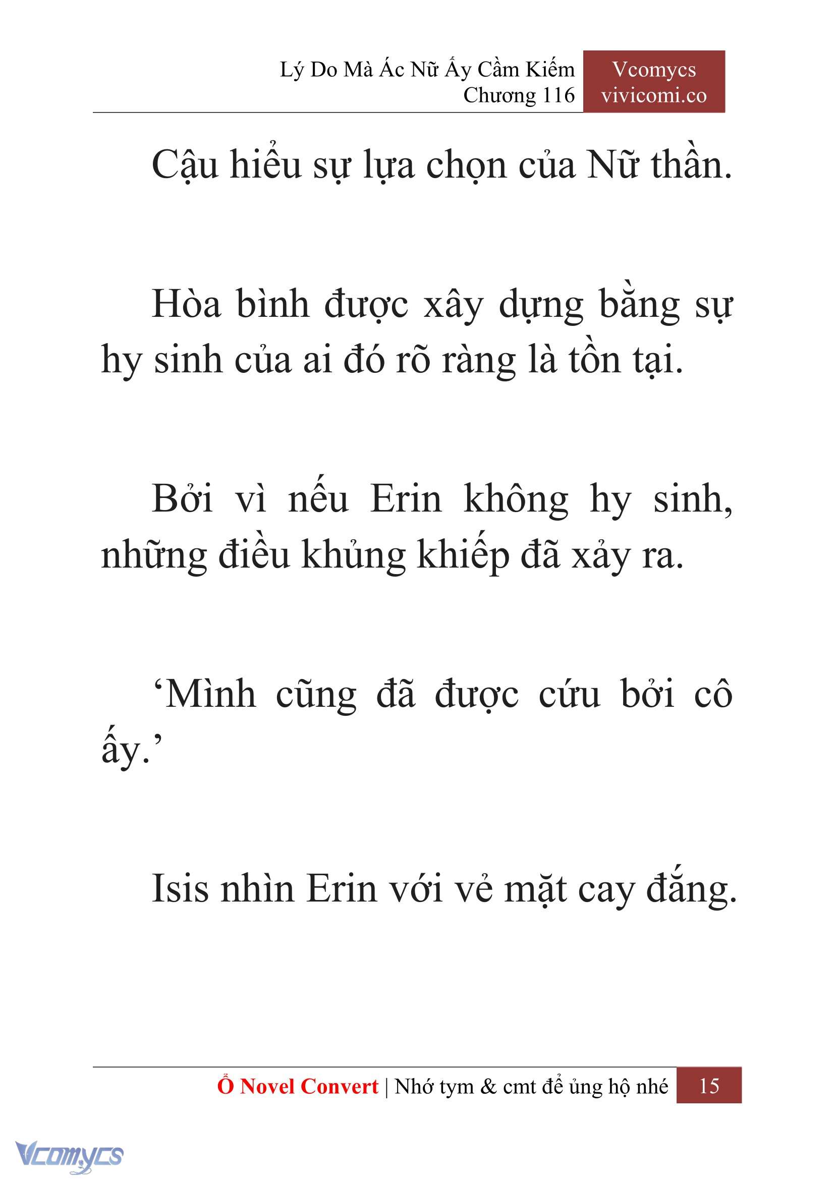 [Novel] Lý Do Mà Ác Nữ Ấy Cầm Kiếm Chapter 116 - Trang 18