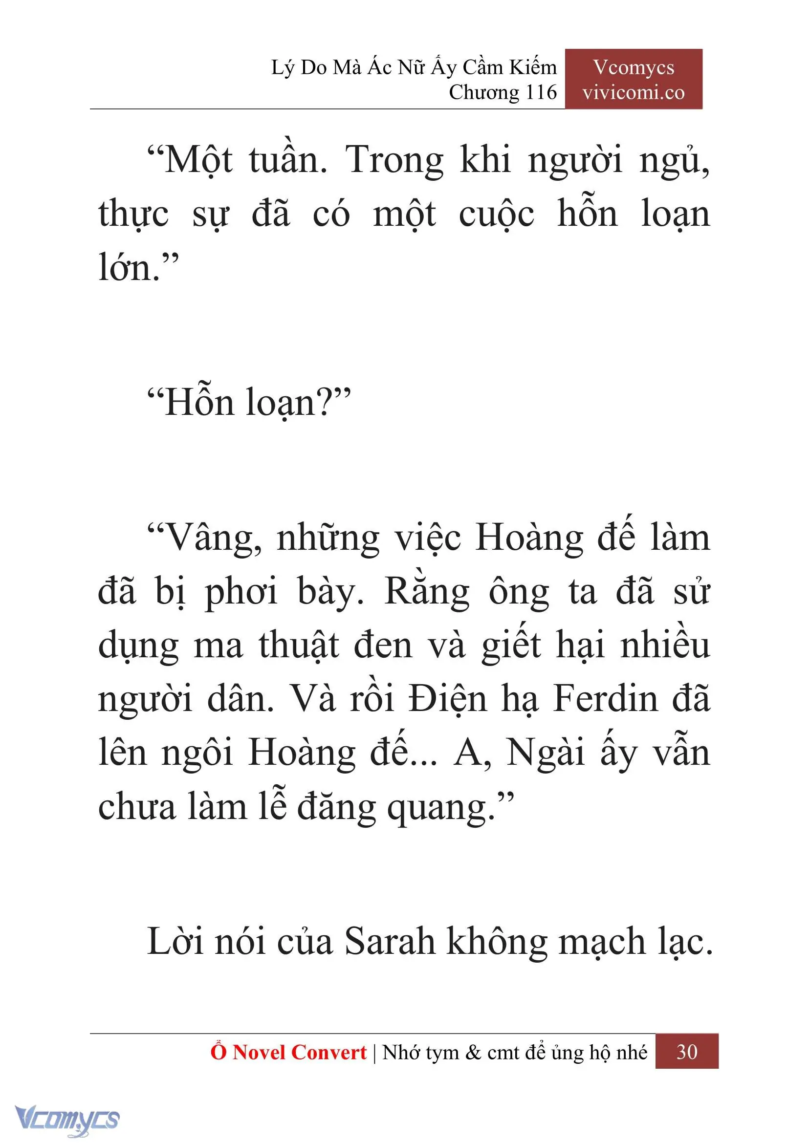 [Novel] Lý Do Mà Ác Nữ Ấy Cầm Kiếm Chapter 116 - Trang 33