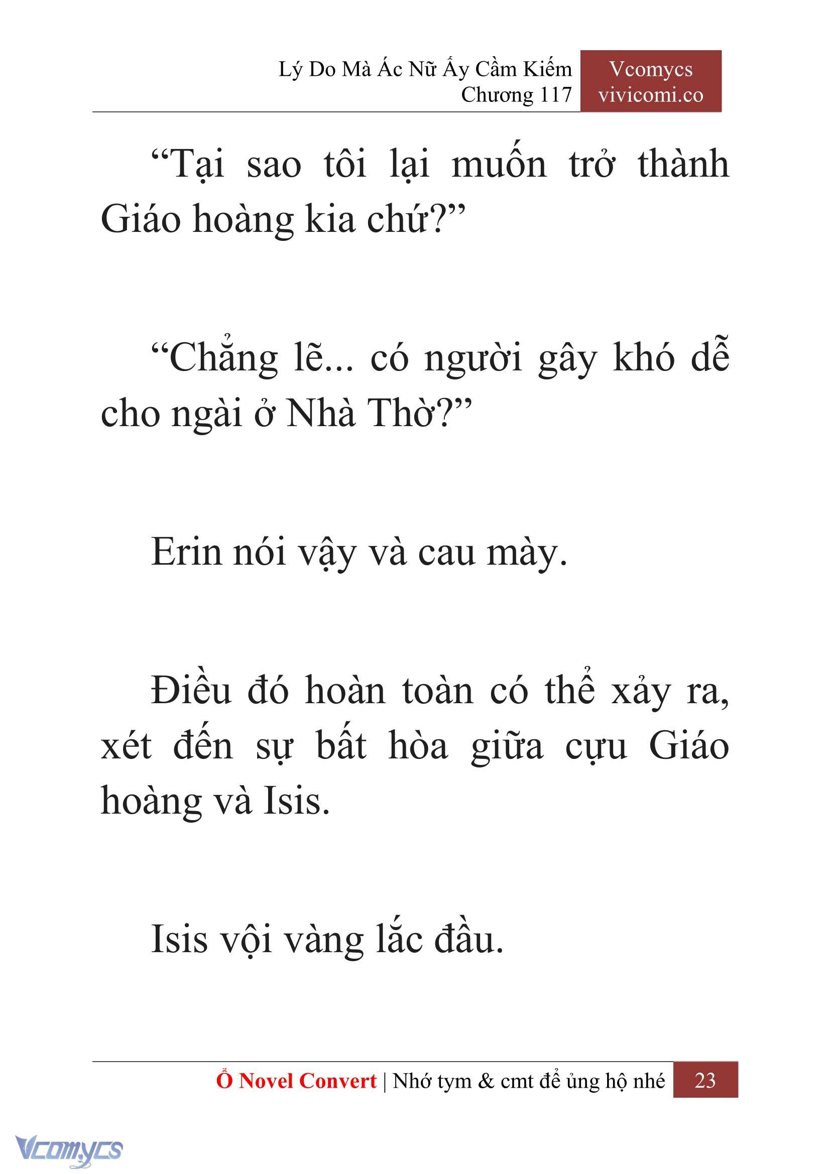 [Novel] Lý Do Mà Ác Nữ Ấy Cầm Kiếm Chapter 117 - Trang 26