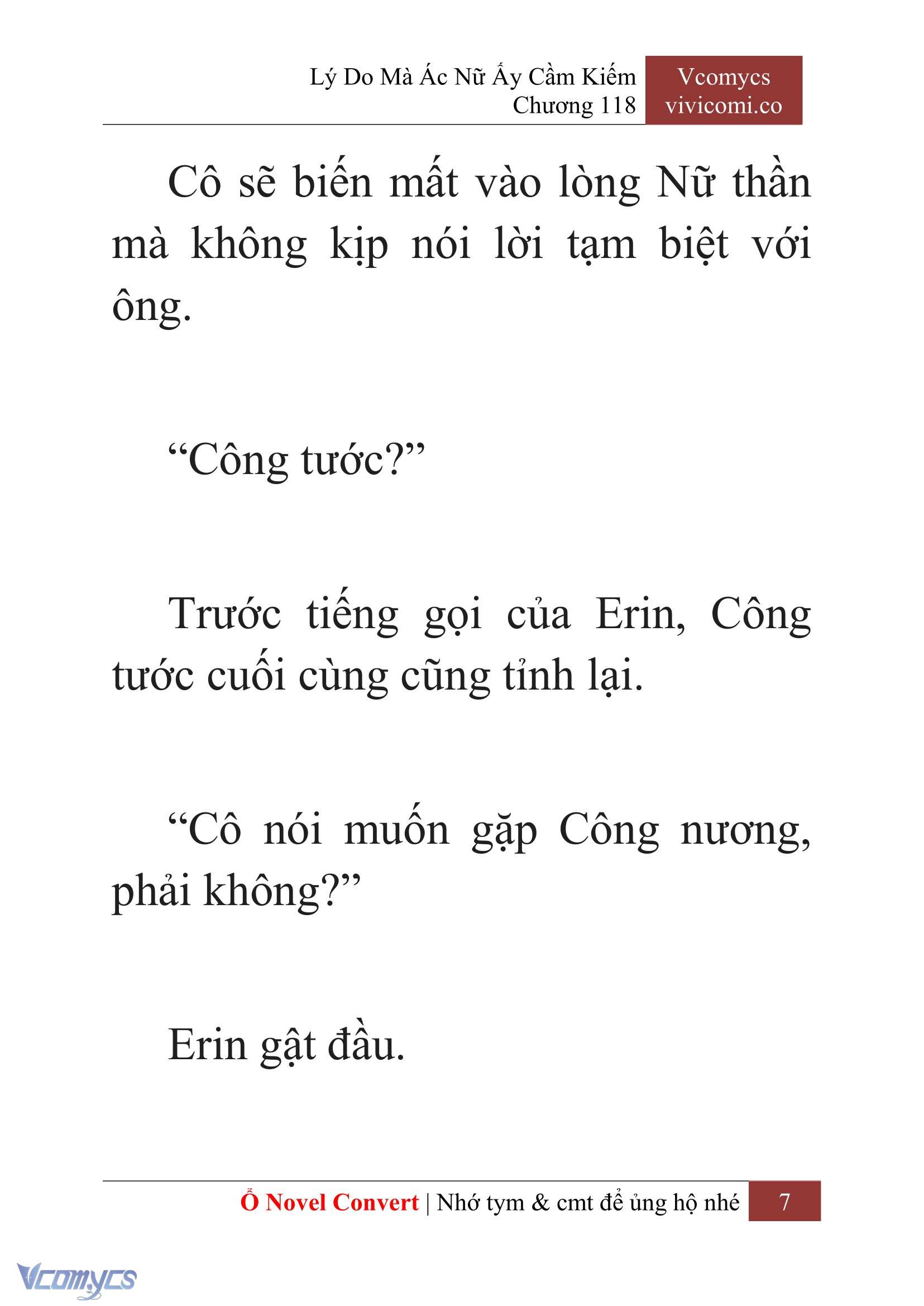 [Novel] Lý Do Mà Ác Nữ Ấy Cầm Kiếm Chapter 118 - Trang 10