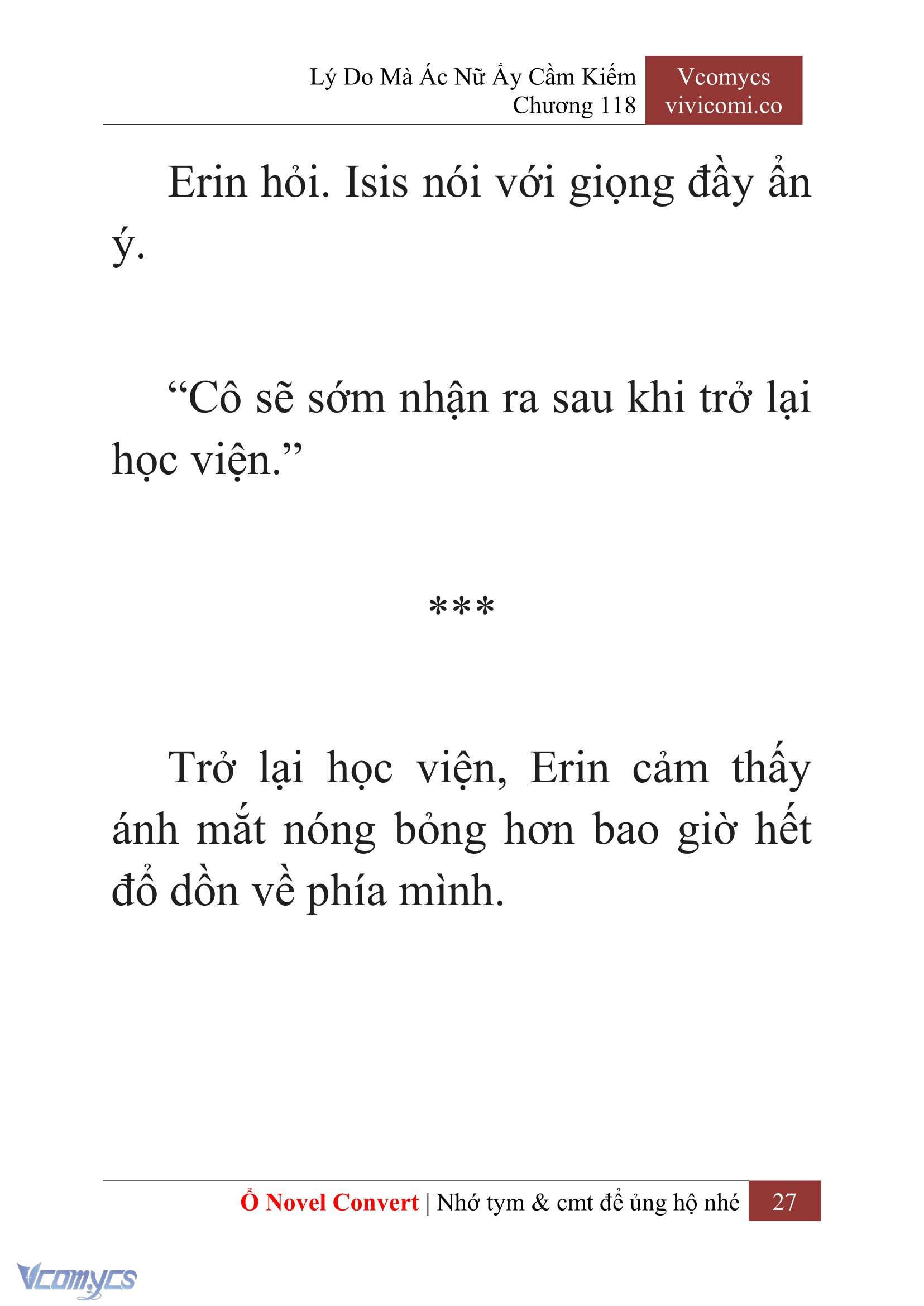 [Novel] Lý Do Mà Ác Nữ Ấy Cầm Kiếm Chapter 118 - Trang 30
