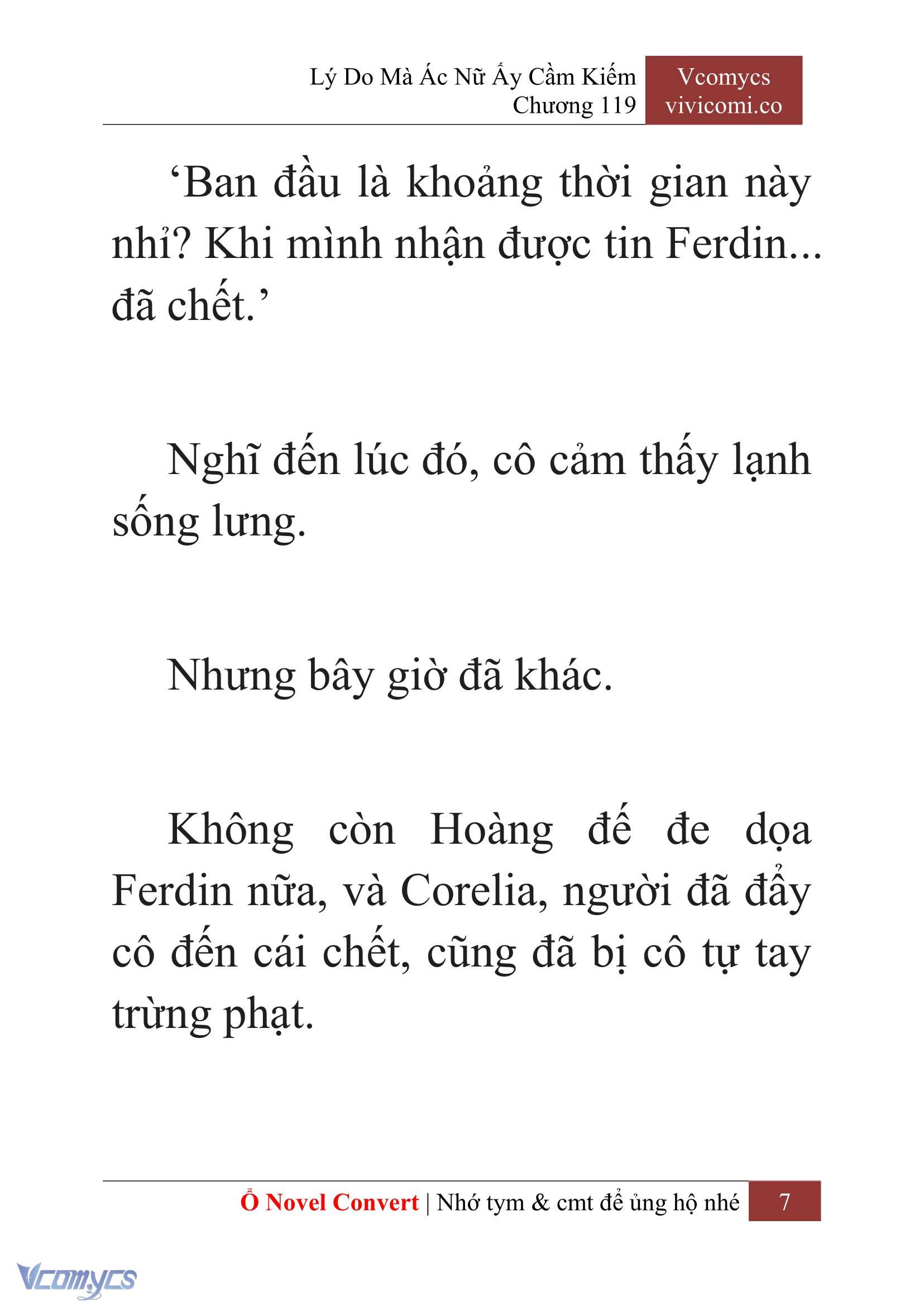 [Novel] Lý Do Mà Ác Nữ Ấy Cầm Kiếm Chapter 119 - Trang 10