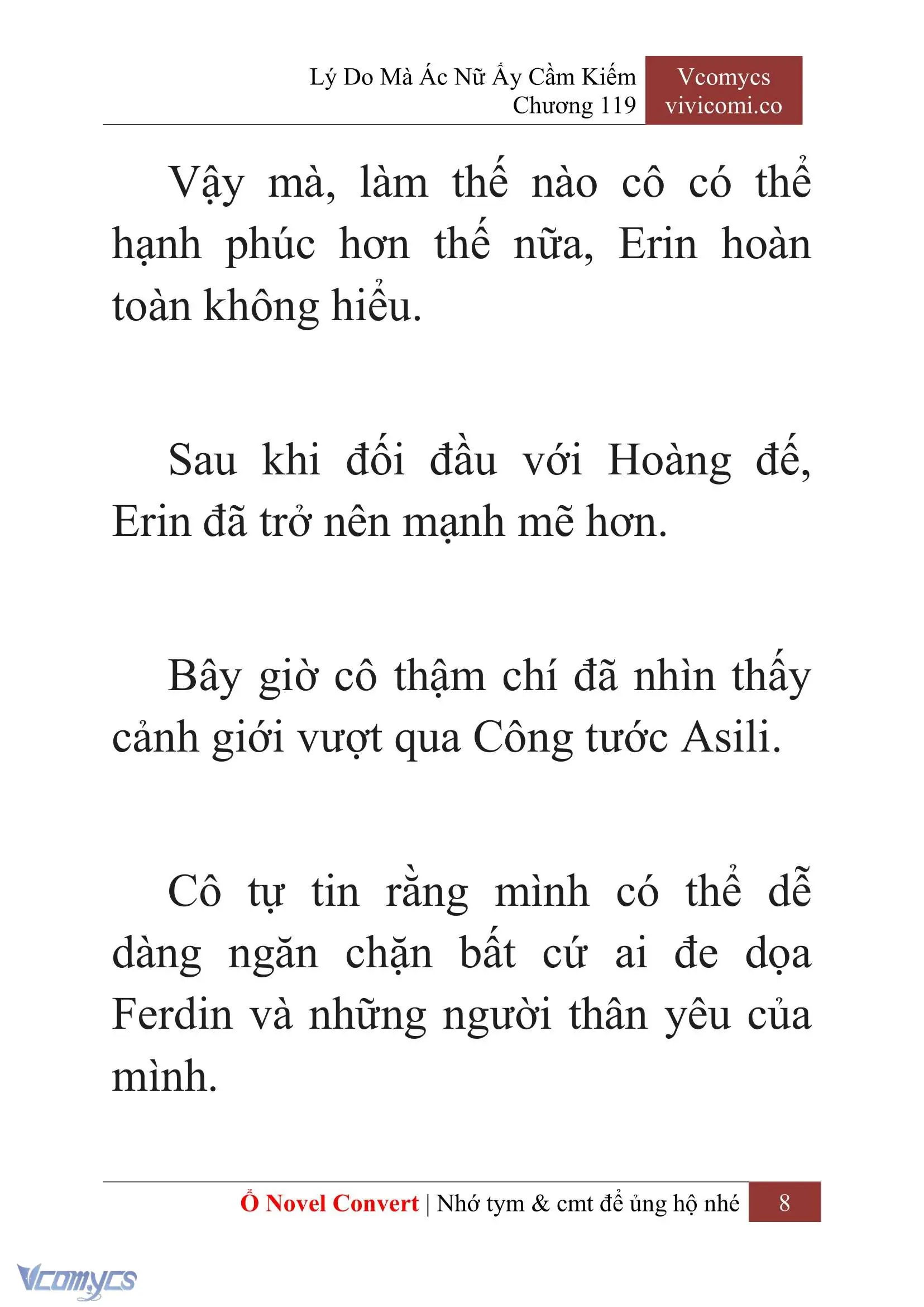 [Novel] Lý Do Mà Ác Nữ Ấy Cầm Kiếm Chapter 119 - Trang 11